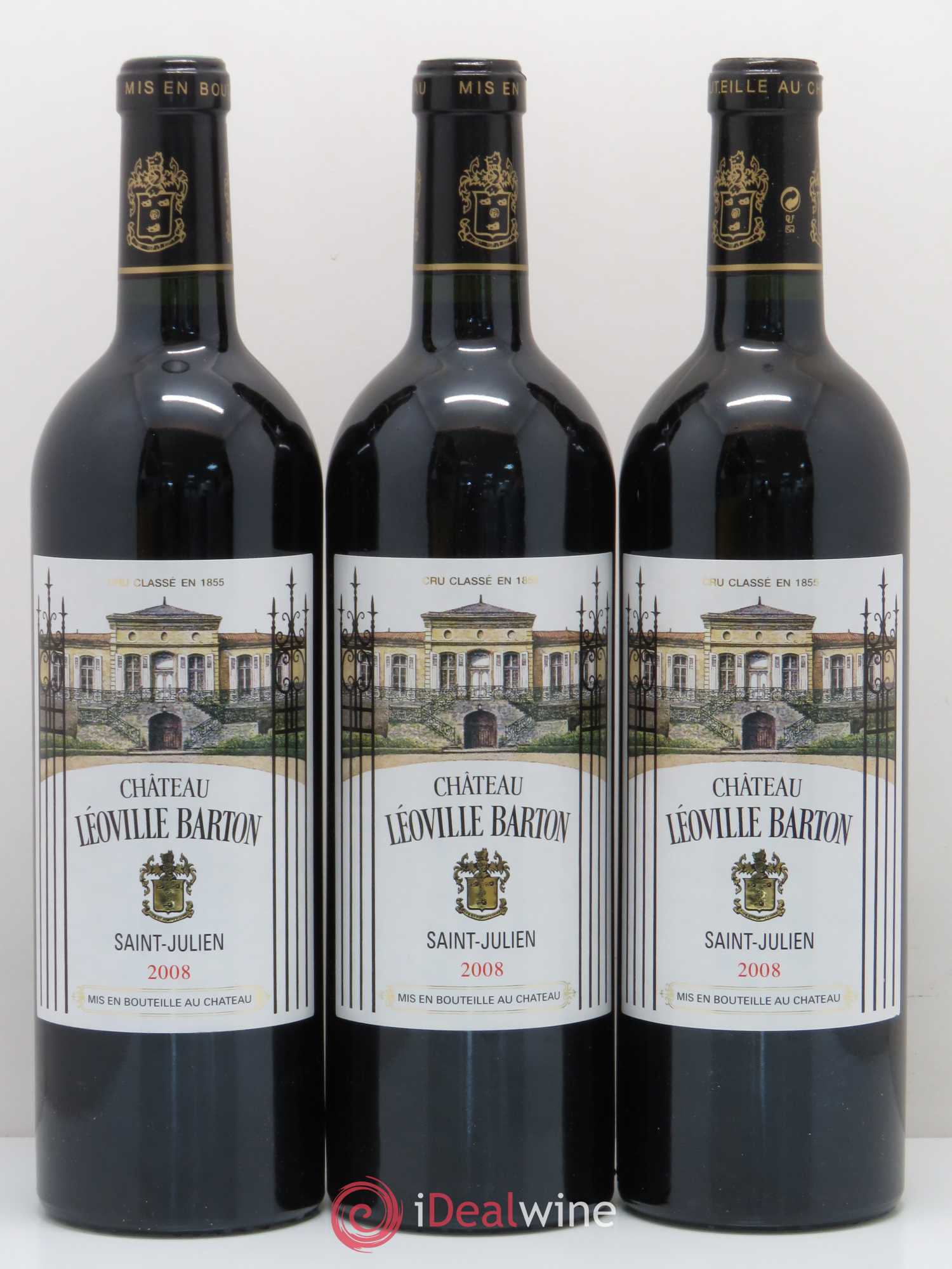 Château Léoville Barton 2ème Grand Cru Classé 2008 - Lot de 12 bouteilles - 3