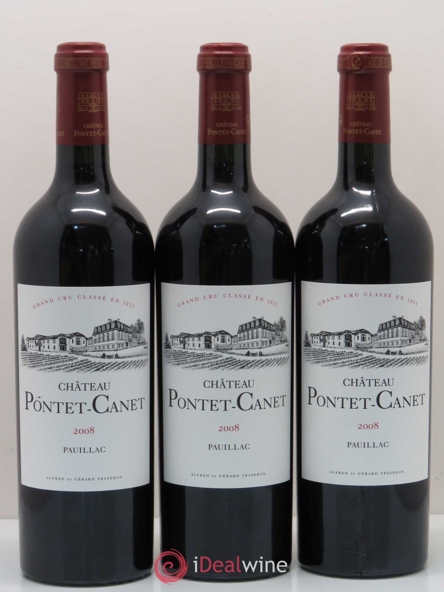Château Pontet Canet 5ème Grand Cru Classé 2008 - Lot de 12 bouteilles - 4