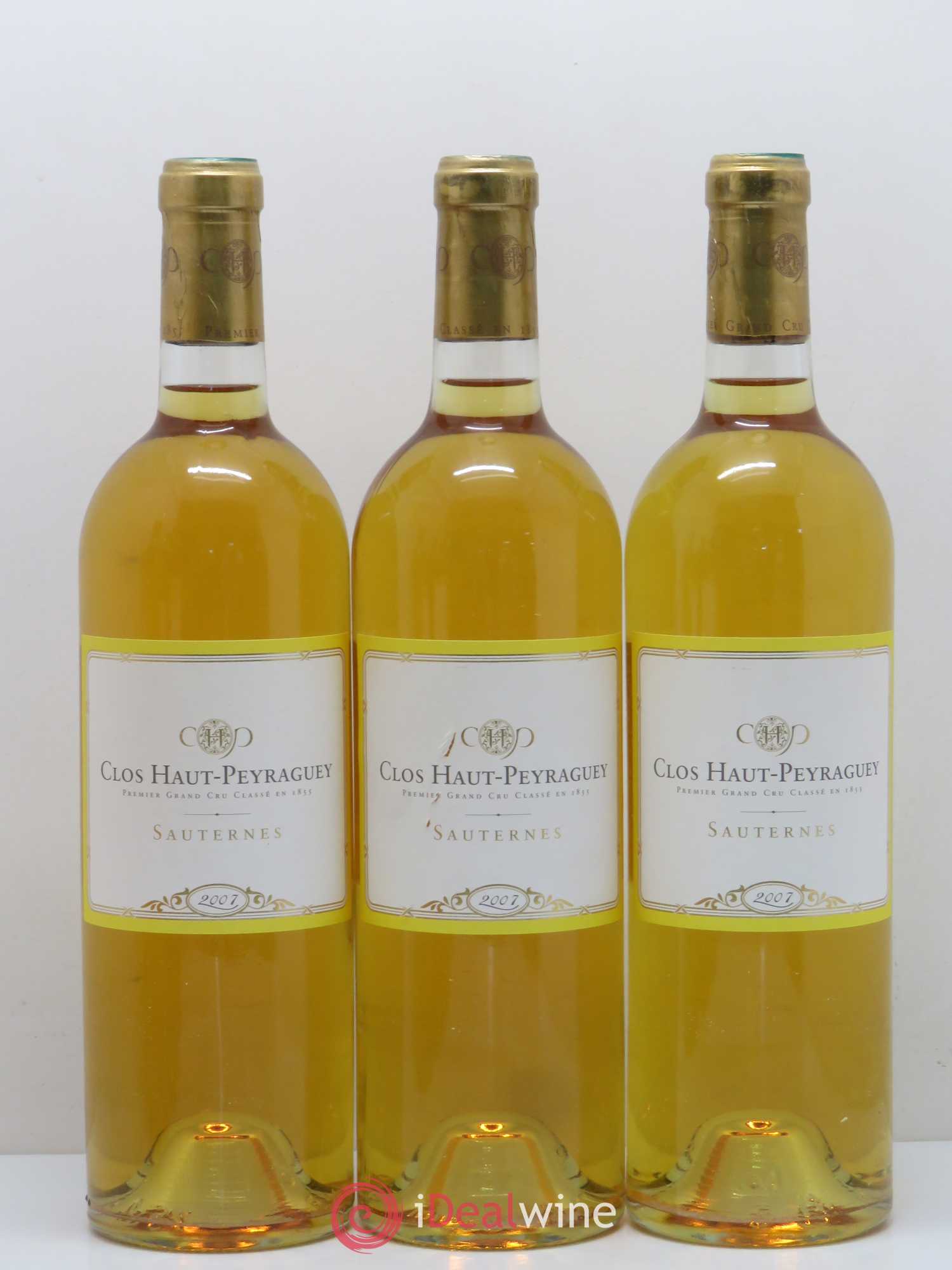 Clos Haut-Peyraguey 1er Grand Cru Classé 2007 - Lotto di 12 bottiglie - 1