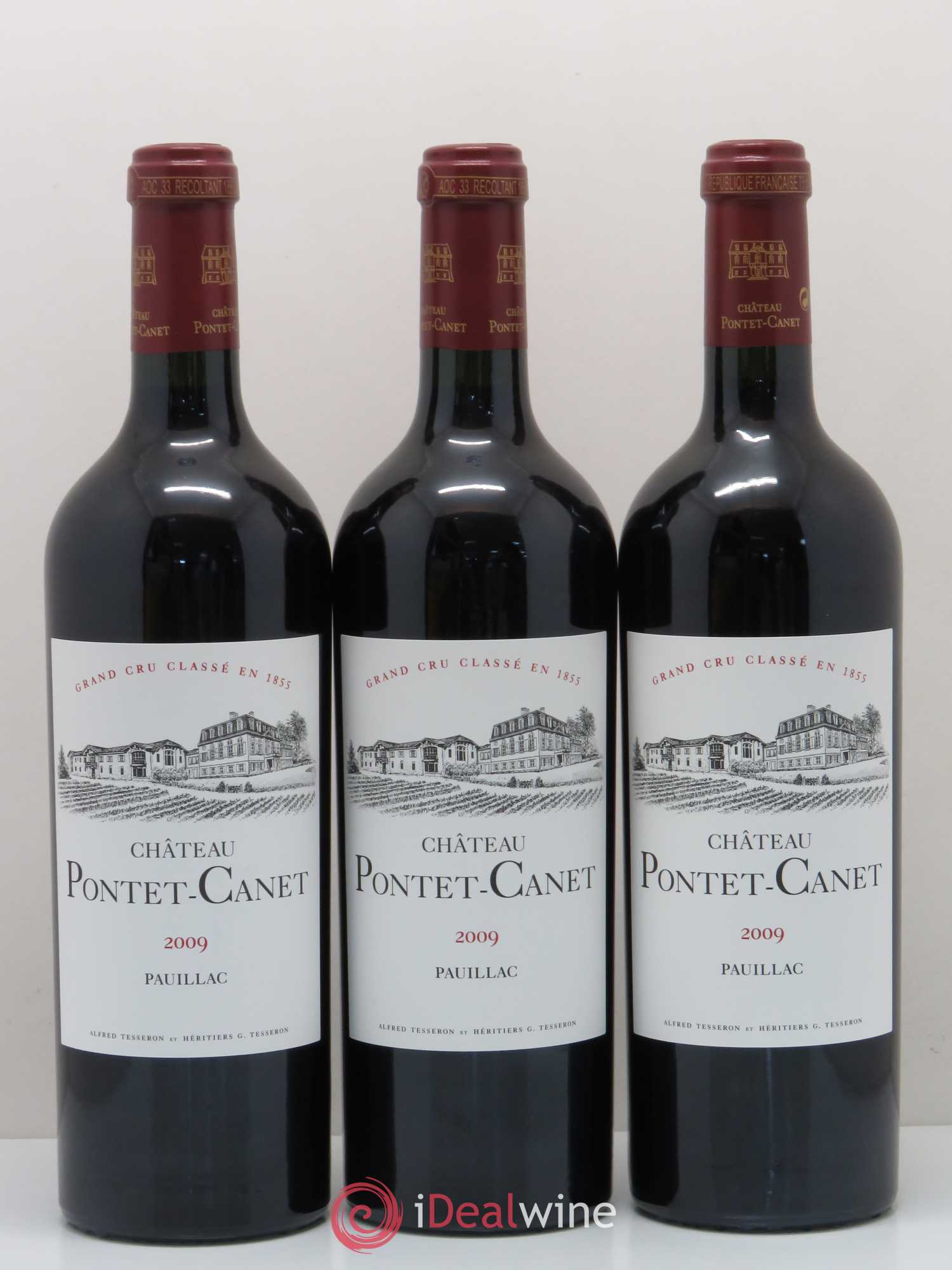 Château Pontet Canet 5ème Grand Cru Classé 2009 - Lot de 12 bouteilles - 2