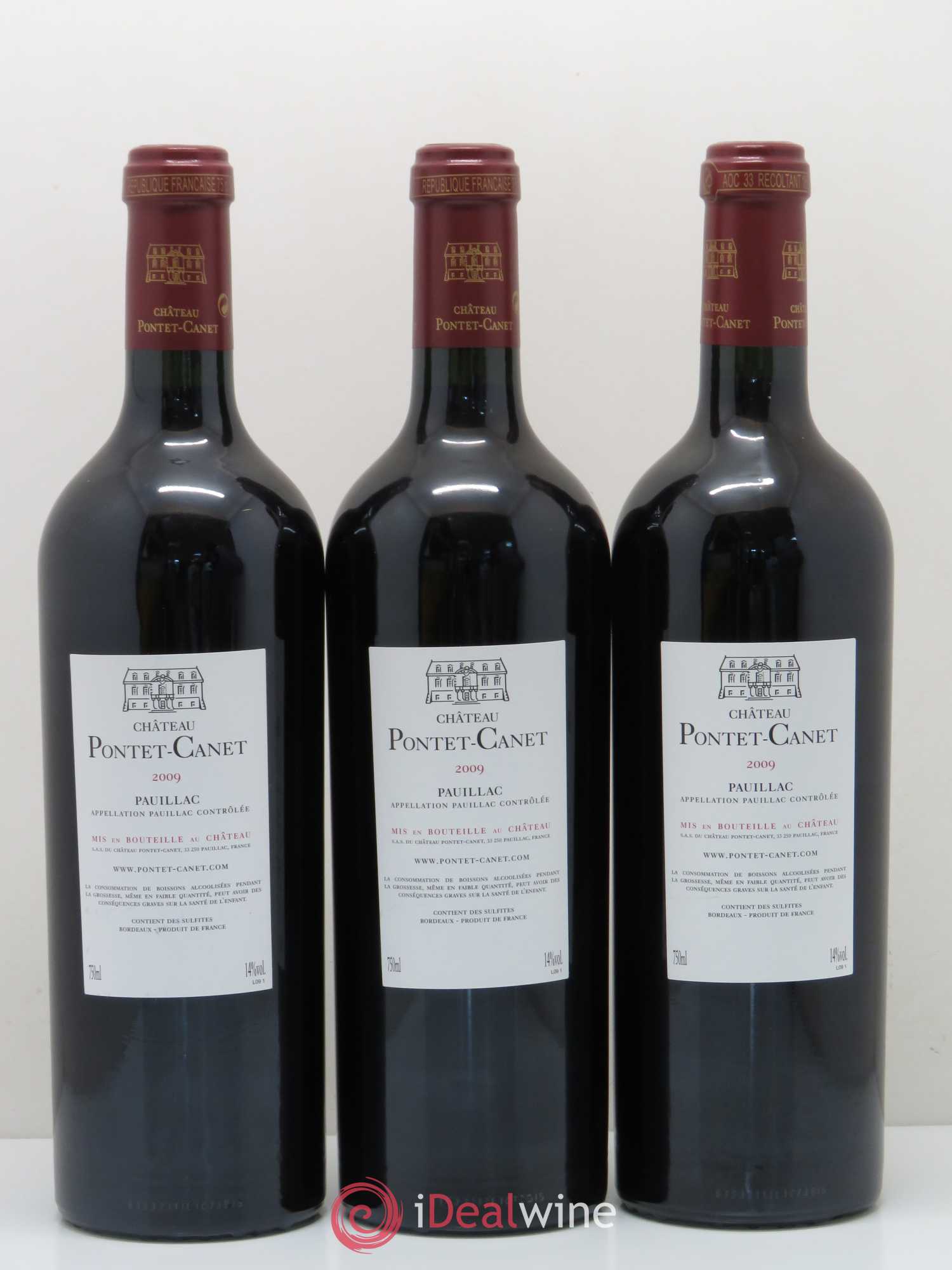 Château Pontet Canet 5ème Grand Cru Classé 2009 - Lot de 12 bouteilles - 7