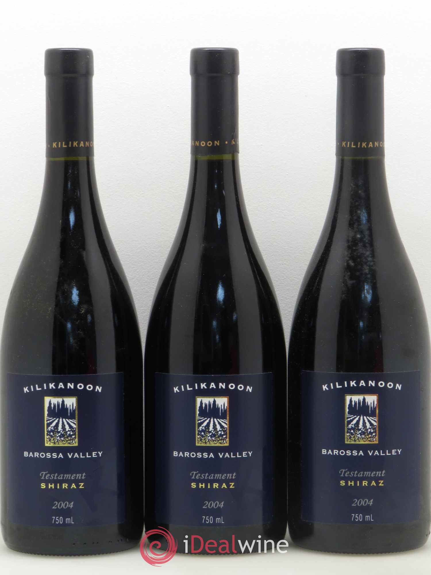 Australie Barossa Valley Kilikanoon Testament Shiraz 2004 - Posten von 6 Flaschen - 2