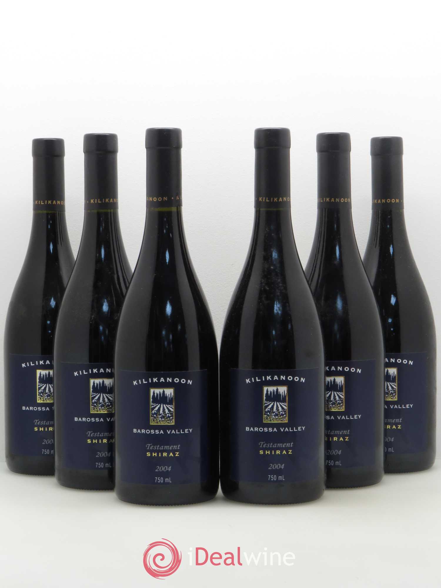 Australie Barossa Valley Kilikanoon Testament Shiraz 2004 - Posten von 6 Flaschen - 0