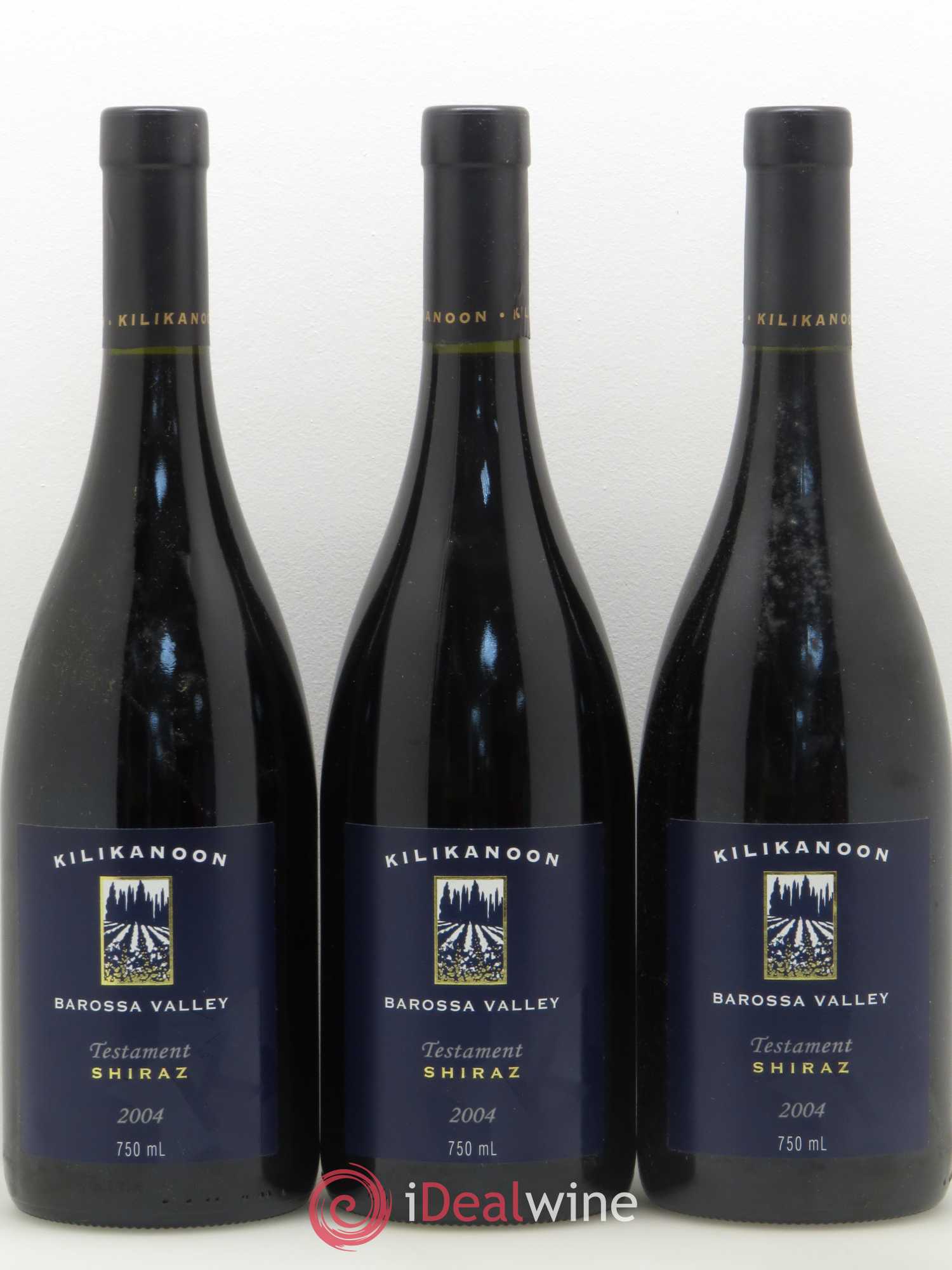 Australie Barossa Valley Kilikanoon Testament Shiraz 2004 - Posten von 3 Flaschen - 0