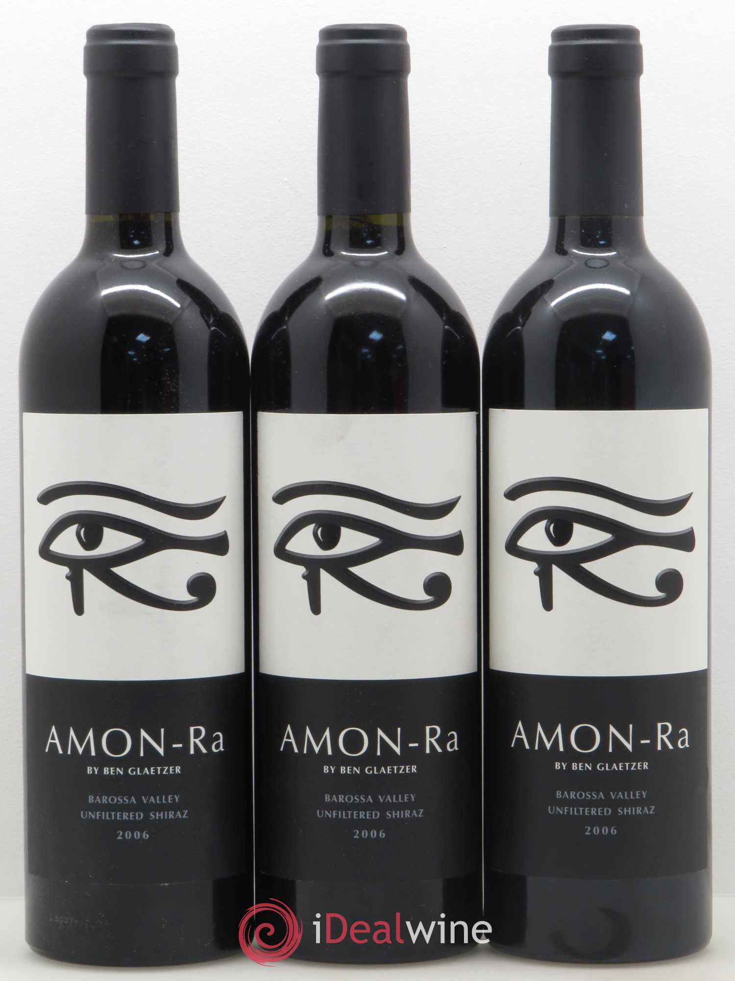 Australie Barossa Valley Amon-Ra by Glaetzer 2006 - Posten von 3 Flaschen - 0