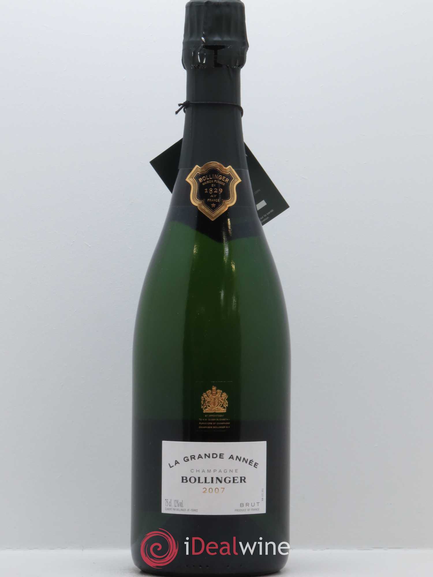 La Grande Année Brut Bollinger 2007 - Lot de 1 bouteille - 0