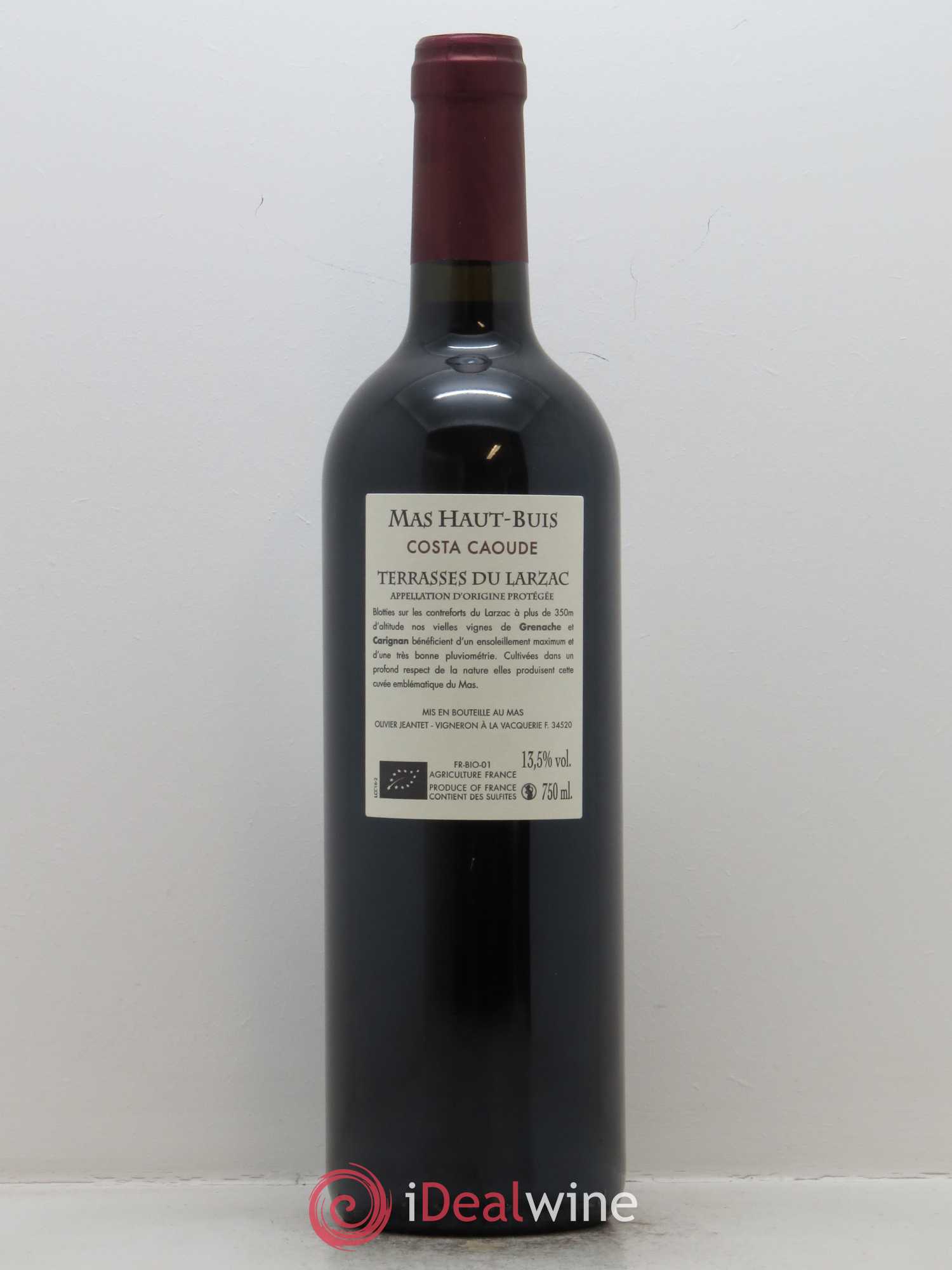 Terrasses du Larzac Costa Caoude Domaine Mas Haut Buis 2016 - Lot de 1 bouteille - 1