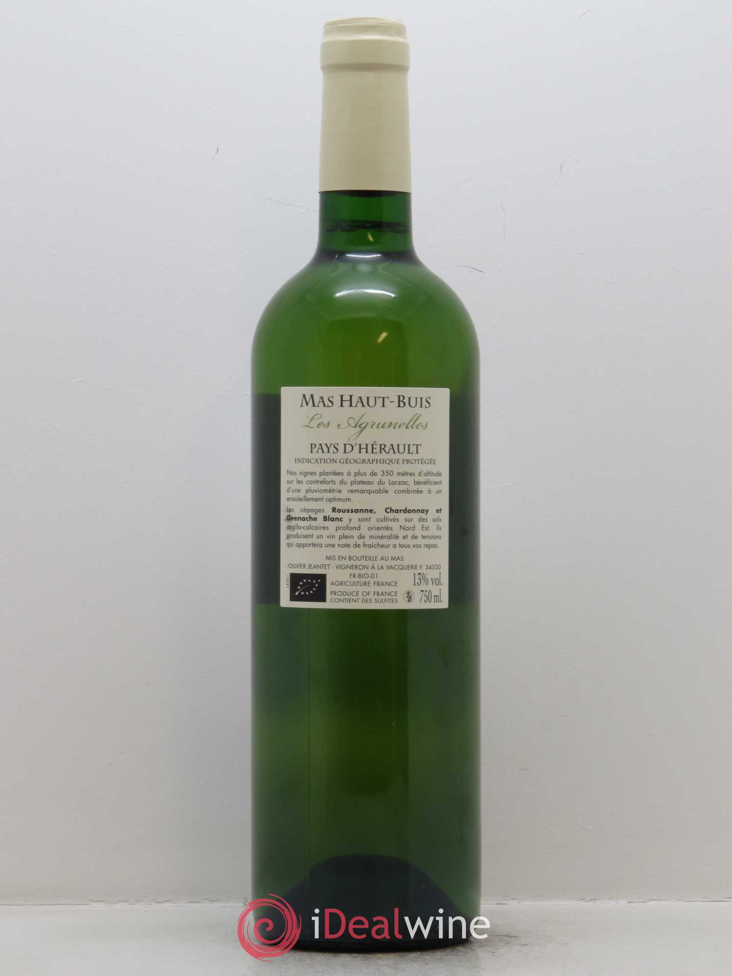 Pays d'Hérault Les Agrunelles Domaine Mas Haut Buis 2016 - Lot de 1 bouteille - 1