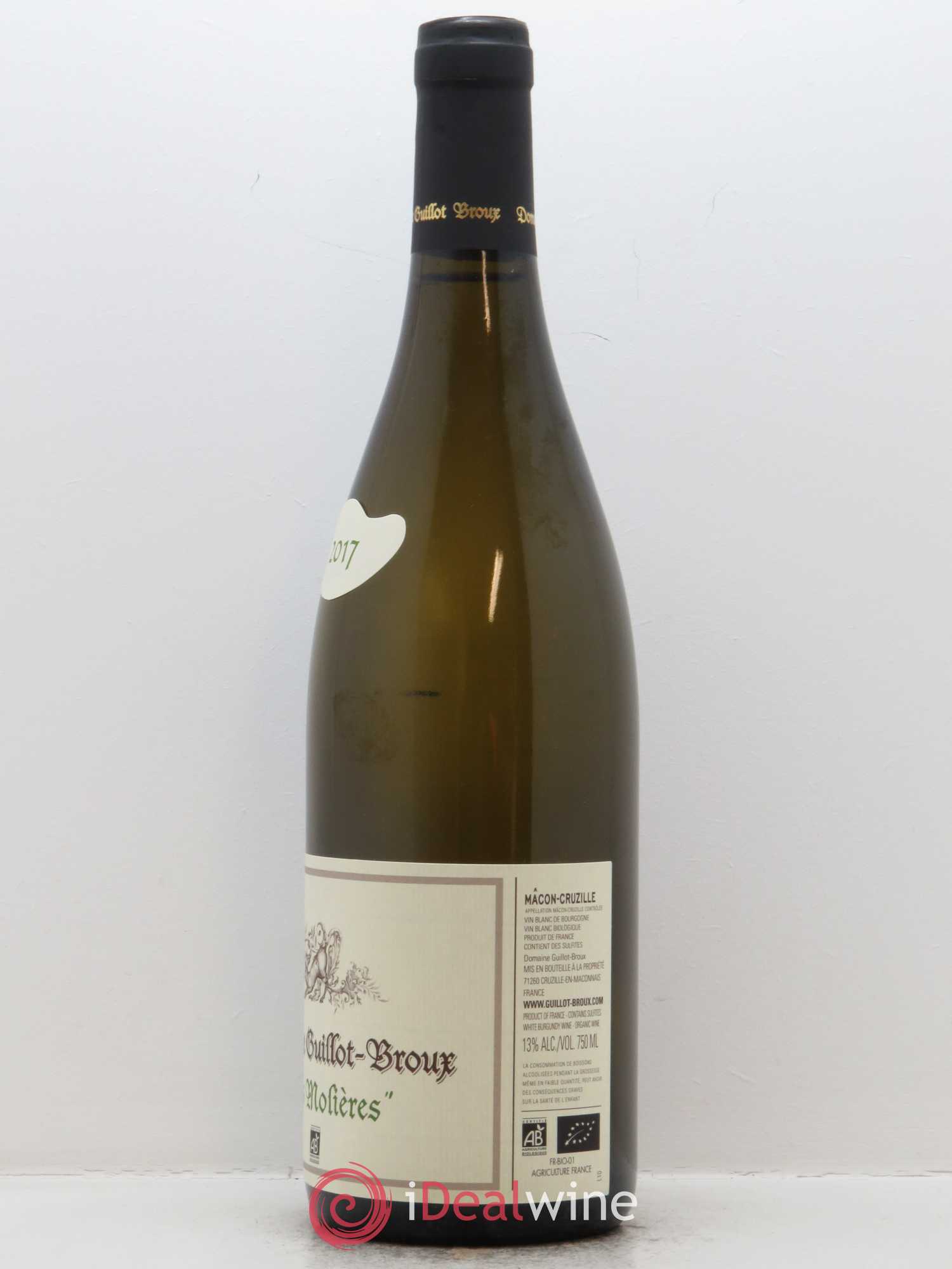 Mâcon-Cruzille Les Molières Guillot-Broux (Domaine) 2017 - Lot de 1 bouteille - 1