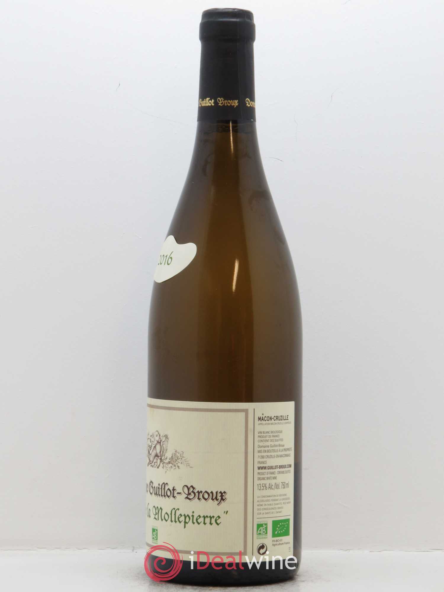 Mâcon-Cruzille Clos De La Mollepierre Guillot-Broux (Domaine) 2017 - Lot de 1 bouteille - 1