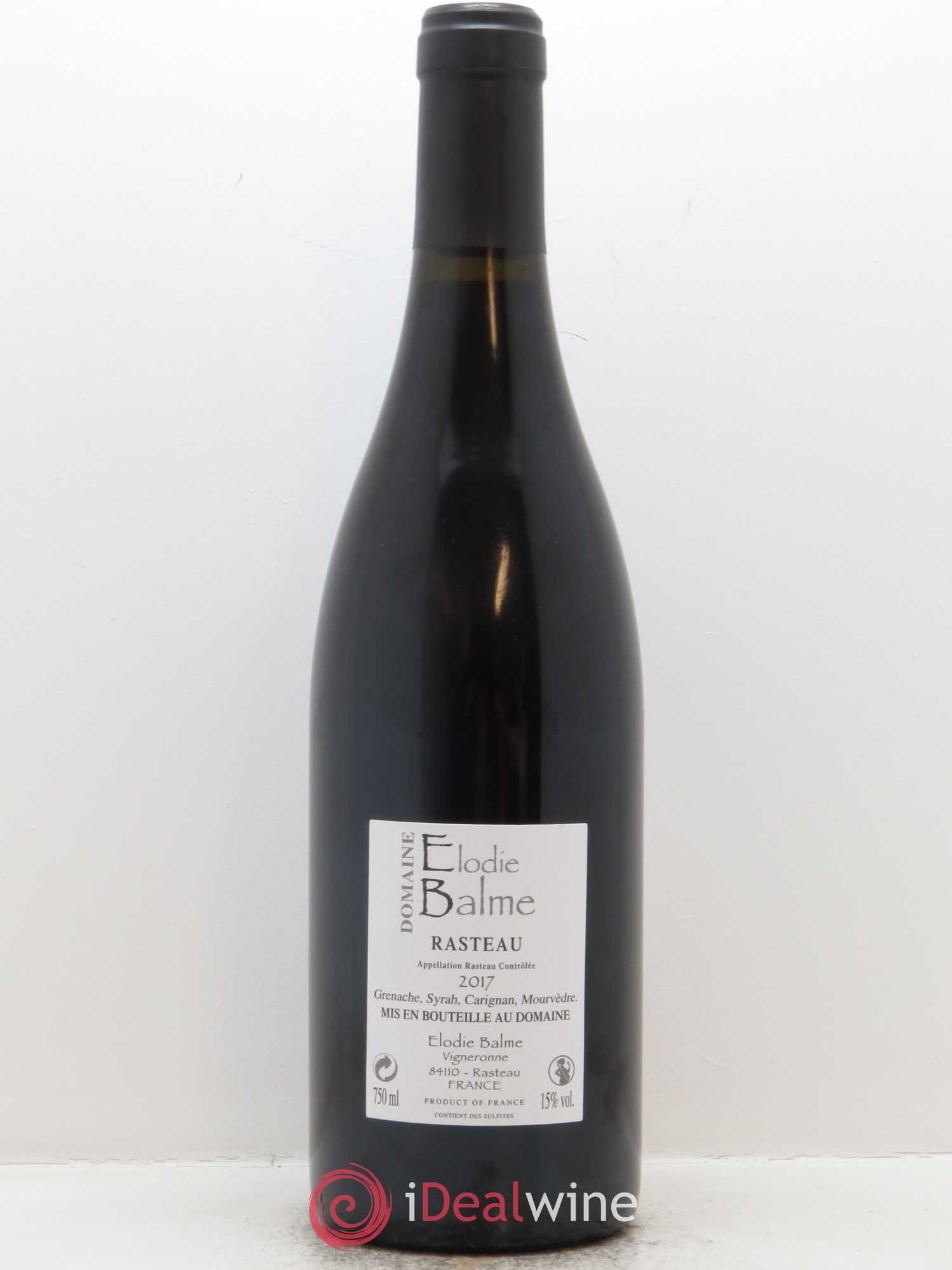 Rasteau Elodie Balme (Domaine) 2017 - Lot of 1 bottle - 1