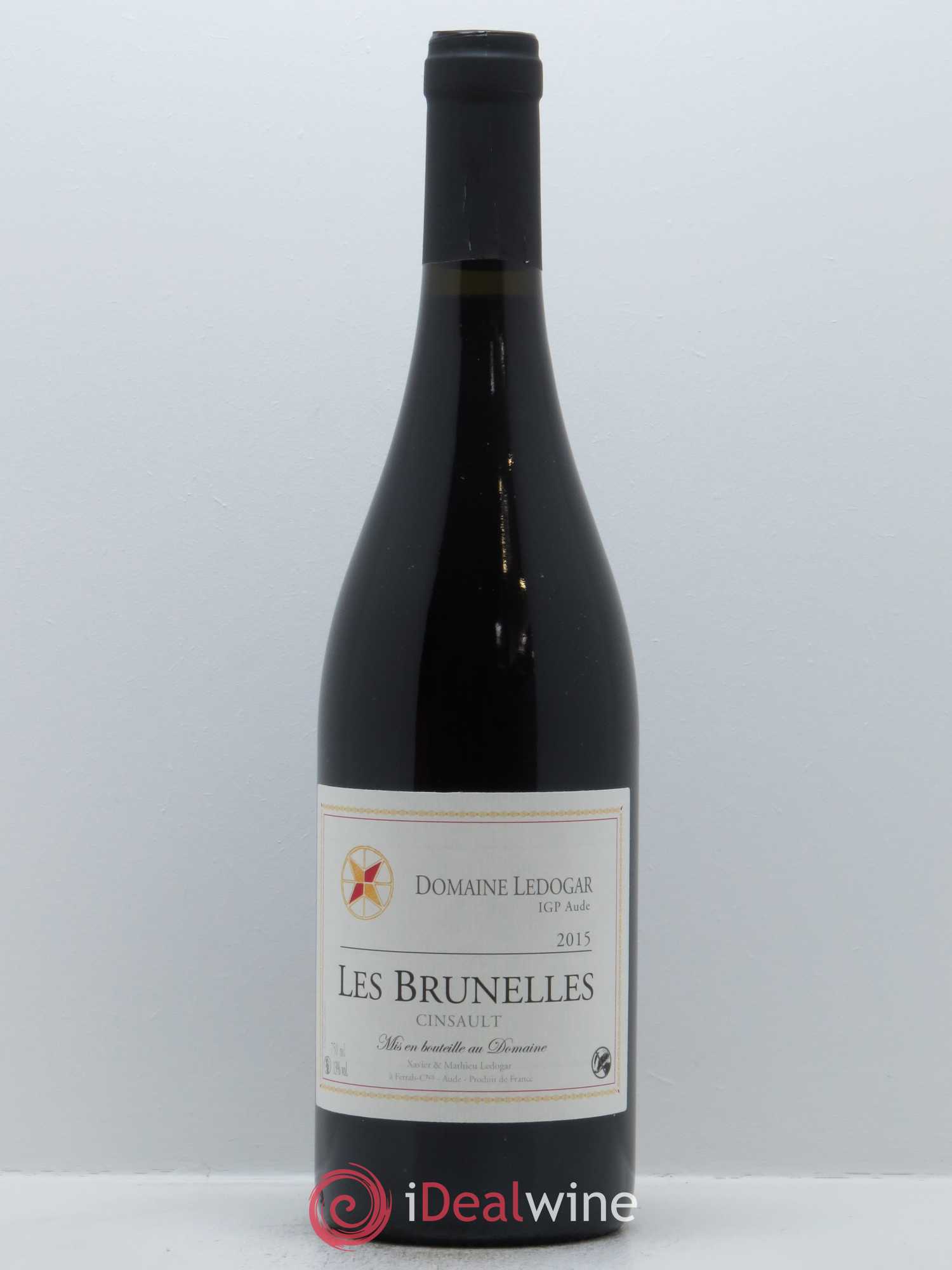 Vin de France Les Brunelles Xavier et Mathieu Ledogar 2015 - Lot de 1 bouteille - 0