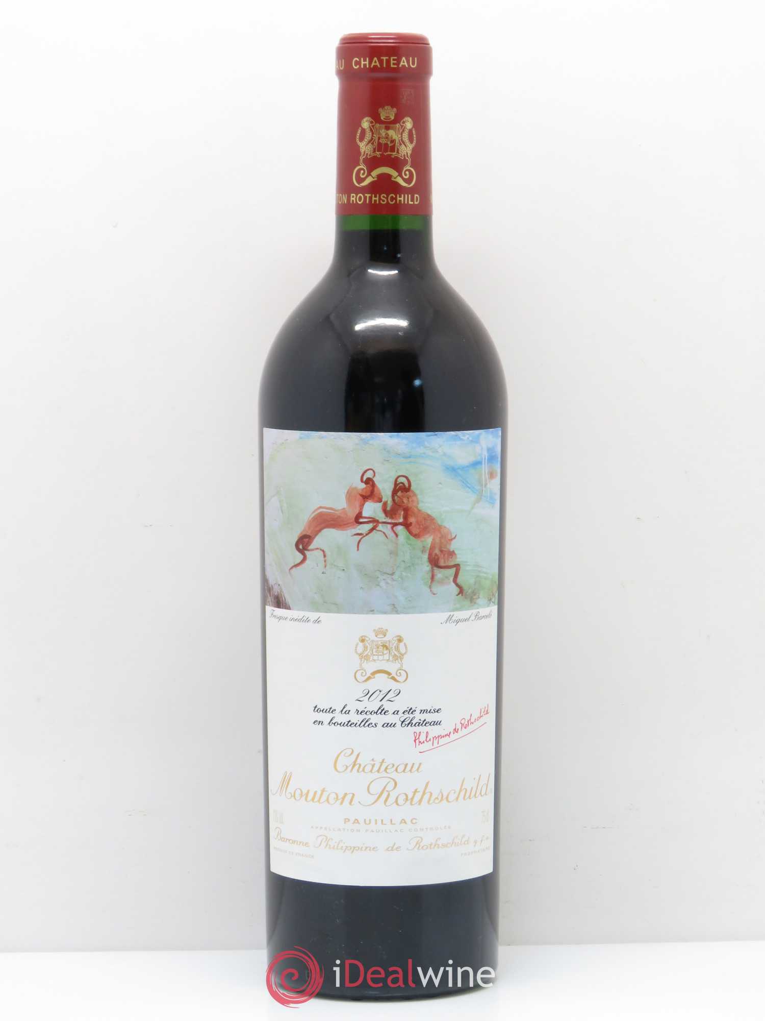 Château Mouton Rothschild 1er Grand Cru Classé 2012 - Lot de 1 bouteille - 0