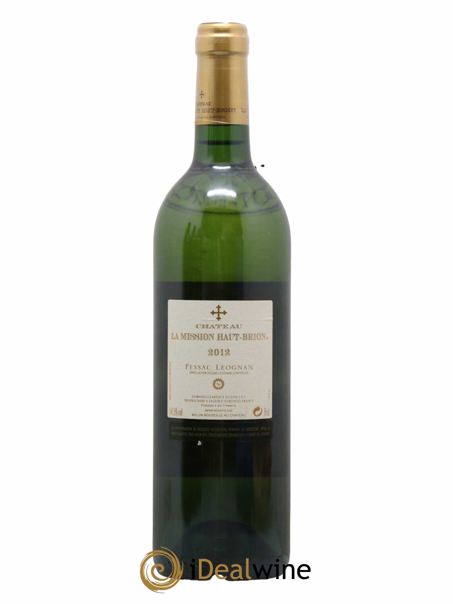 Château la Mission Haut-Brion 2012 - Lot de 1 bouteille - 1
