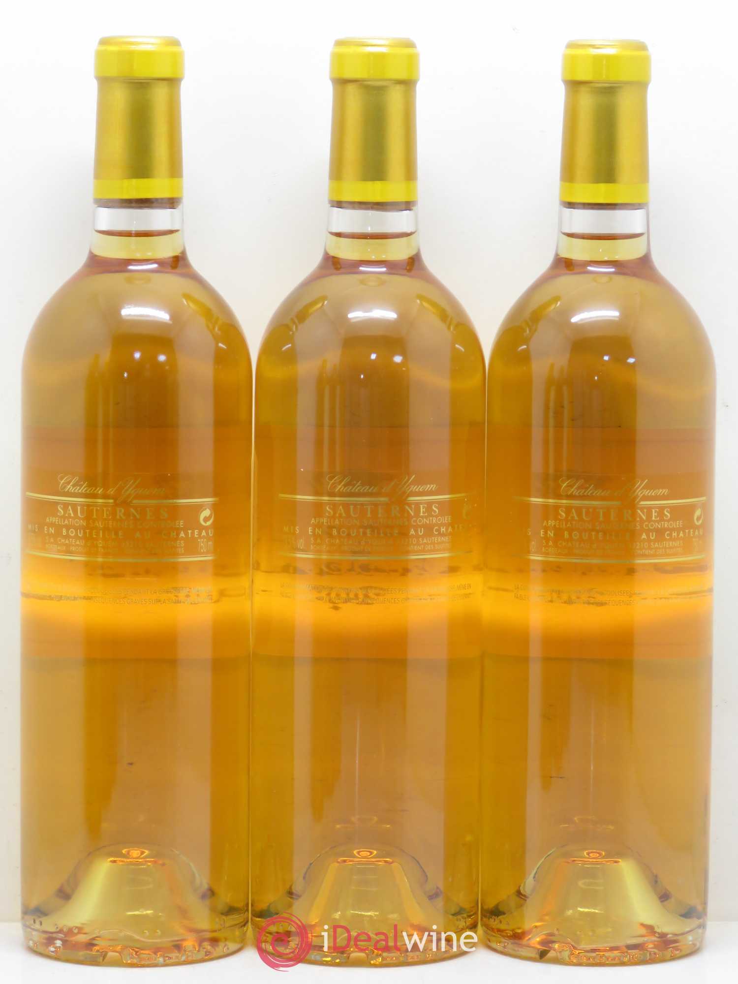Château d' Yquem 1er Cru Classé Supérieur 2008 - Lotto di 3 bottiglie - 1