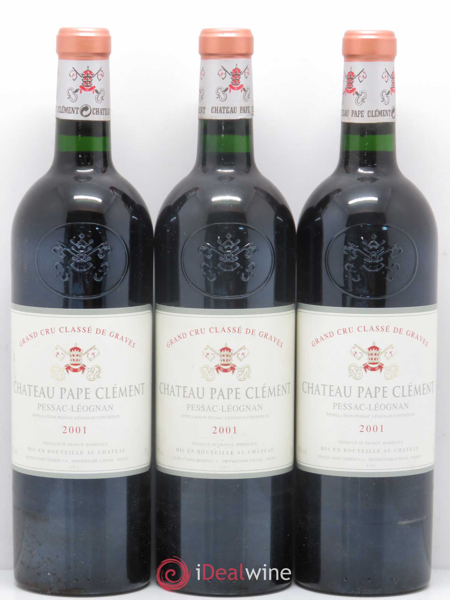 Château Pape Clément Cru Classé de Graves 2001 - Lot de 6 bouteilles - 2