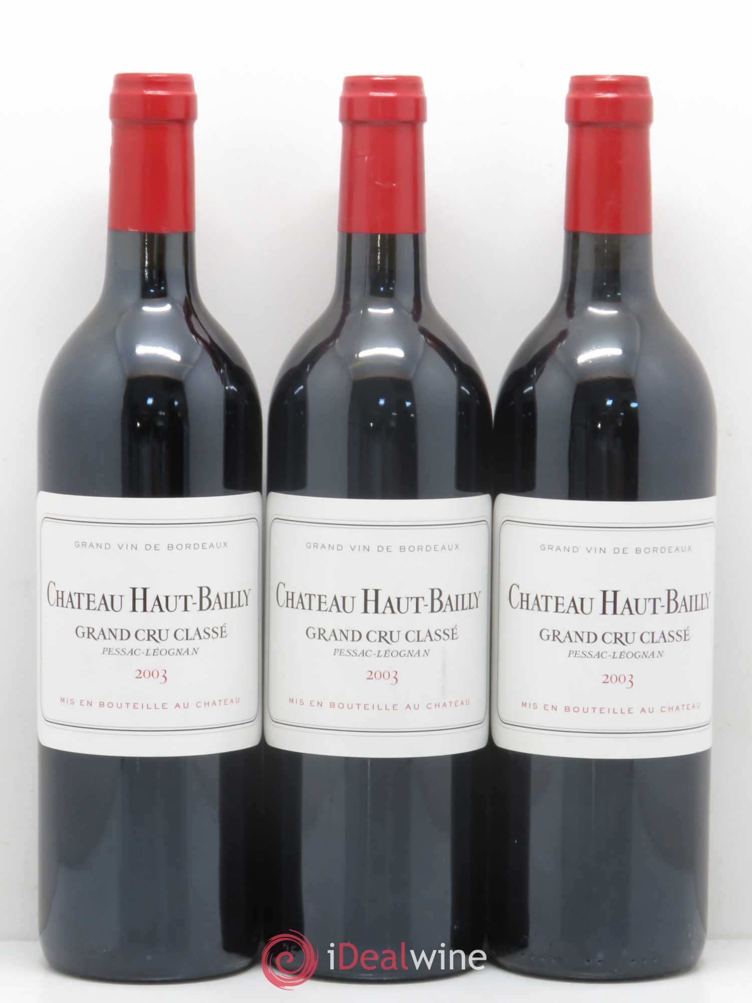Château Haut-Bailly Cru Classé de Graves 2003 - Lot de 6 bouteilles - 2