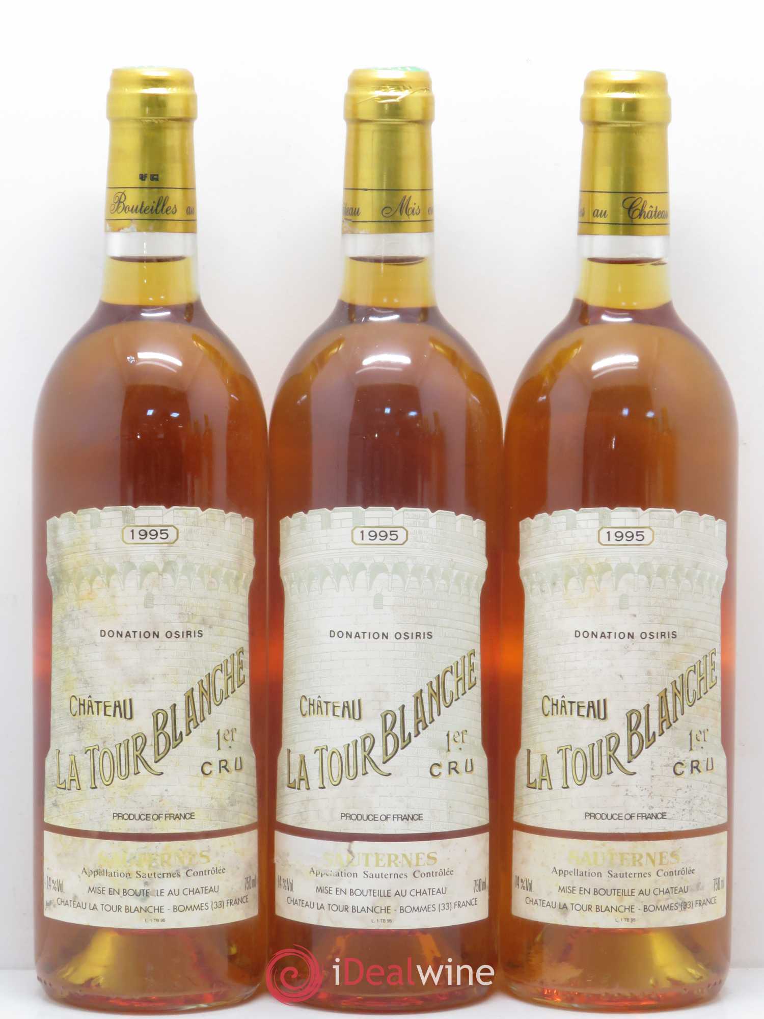 Château la Tour Blanche 1er Grand Cru Classé 1995 - Lotto di 6 bottiglie - 2