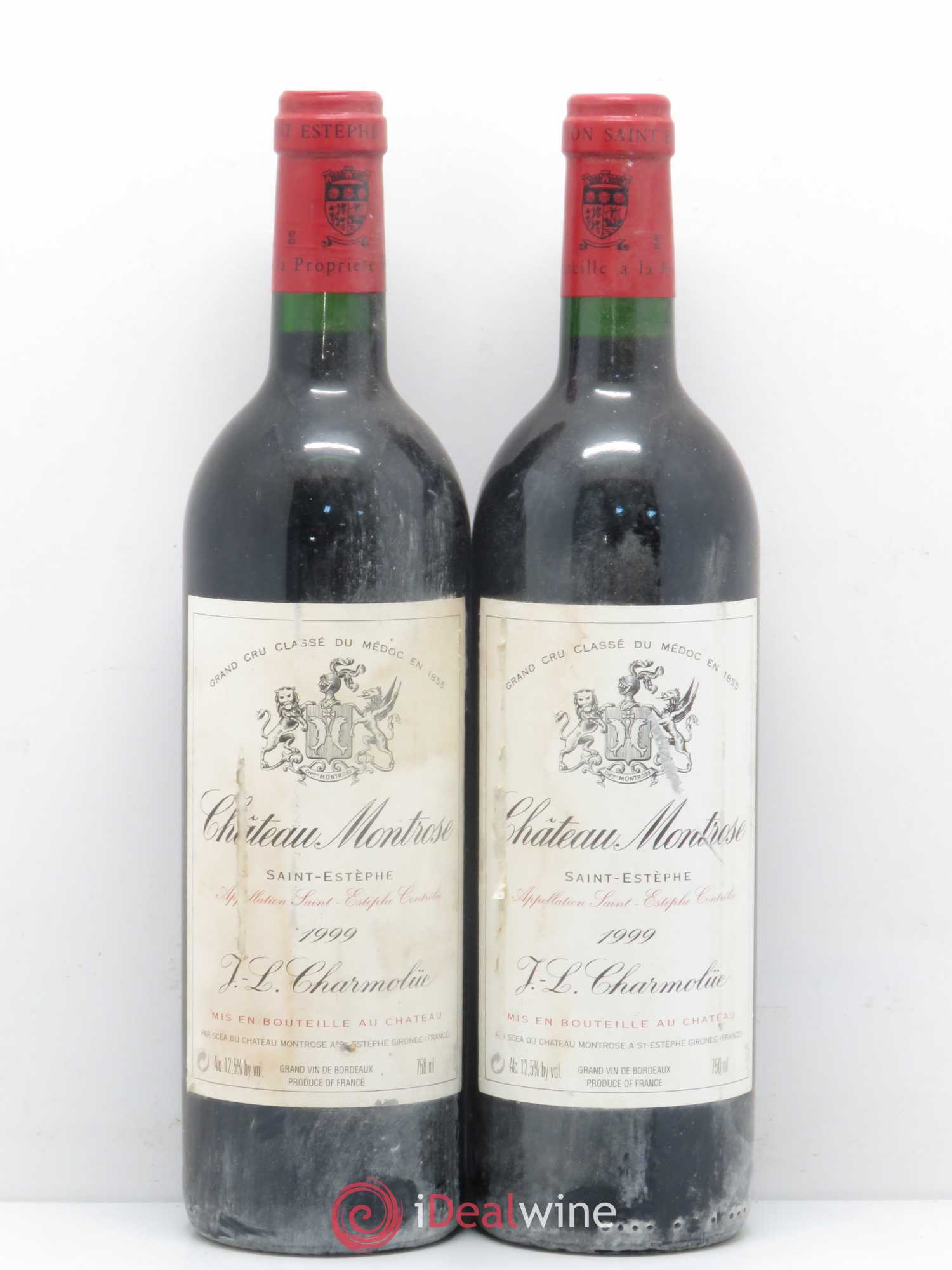 Château Montrose 2ème Grand Cru Classé 1999 - Lot de 2 bouteilles - 0