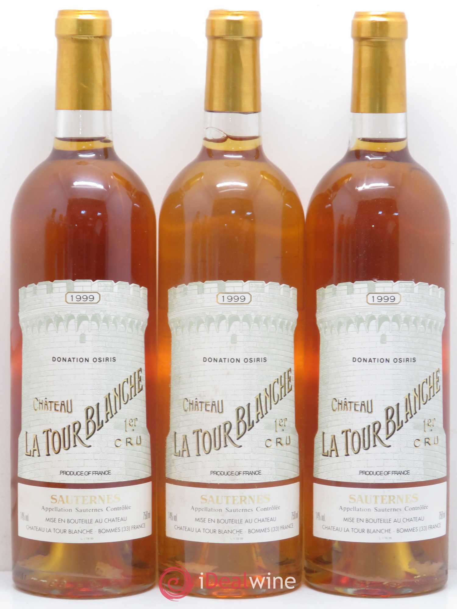 Château la Tour Blanche 1er Grand Cru Classé 1999 - Lotto di 6 bottiglie - 1