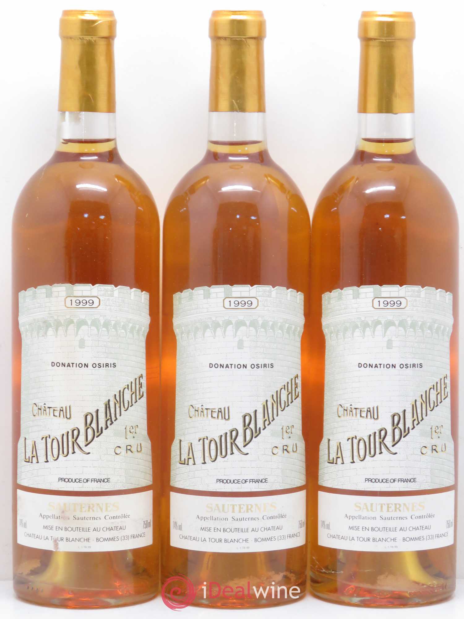 Château la Tour Blanche 1er Grand Cru Classé 1999 - Lotto di 6 bottiglie - 2