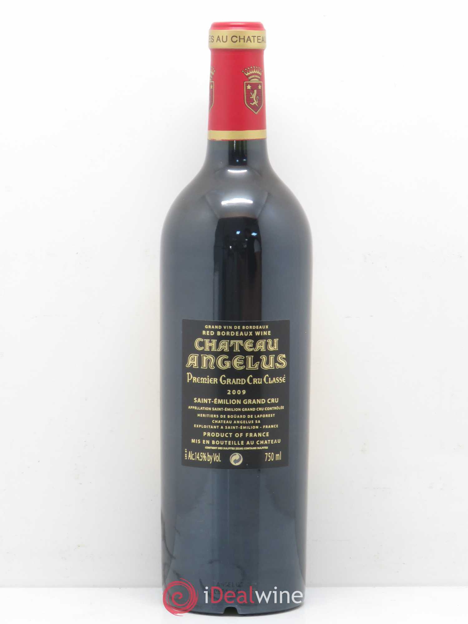 Château Angélus 1er Grand Cru Classé A 2009 - Lot de 1 bouteille - 1