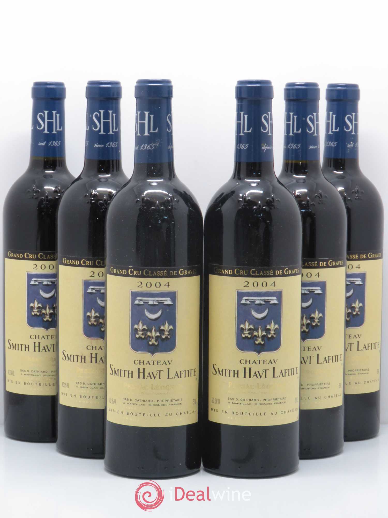 Château Smith Haut Lafitte Cru Classé de Graves 2004 - Lot de 6 bouteilles - 0
