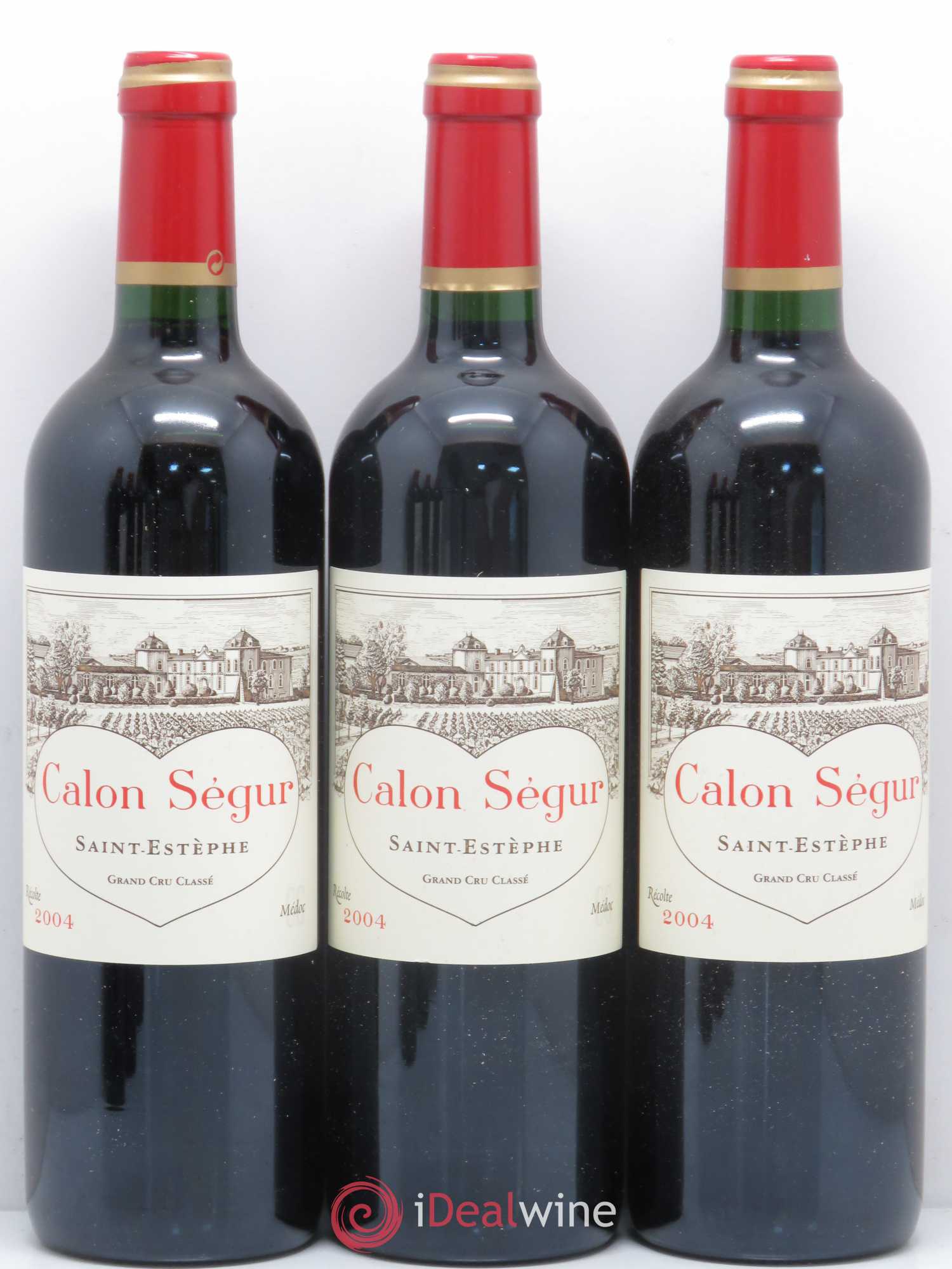 Château Calon Ségur 3ème Grand Cru Classé 2004 - Lot de 6 bouteilles - 1