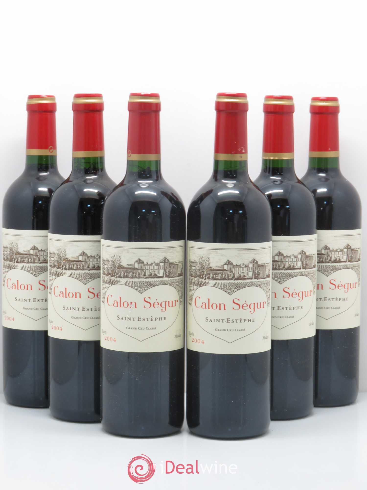 Château Calon Ségur 3ème Grand Cru Classé 2004 - Lot de 6 bouteilles - 0