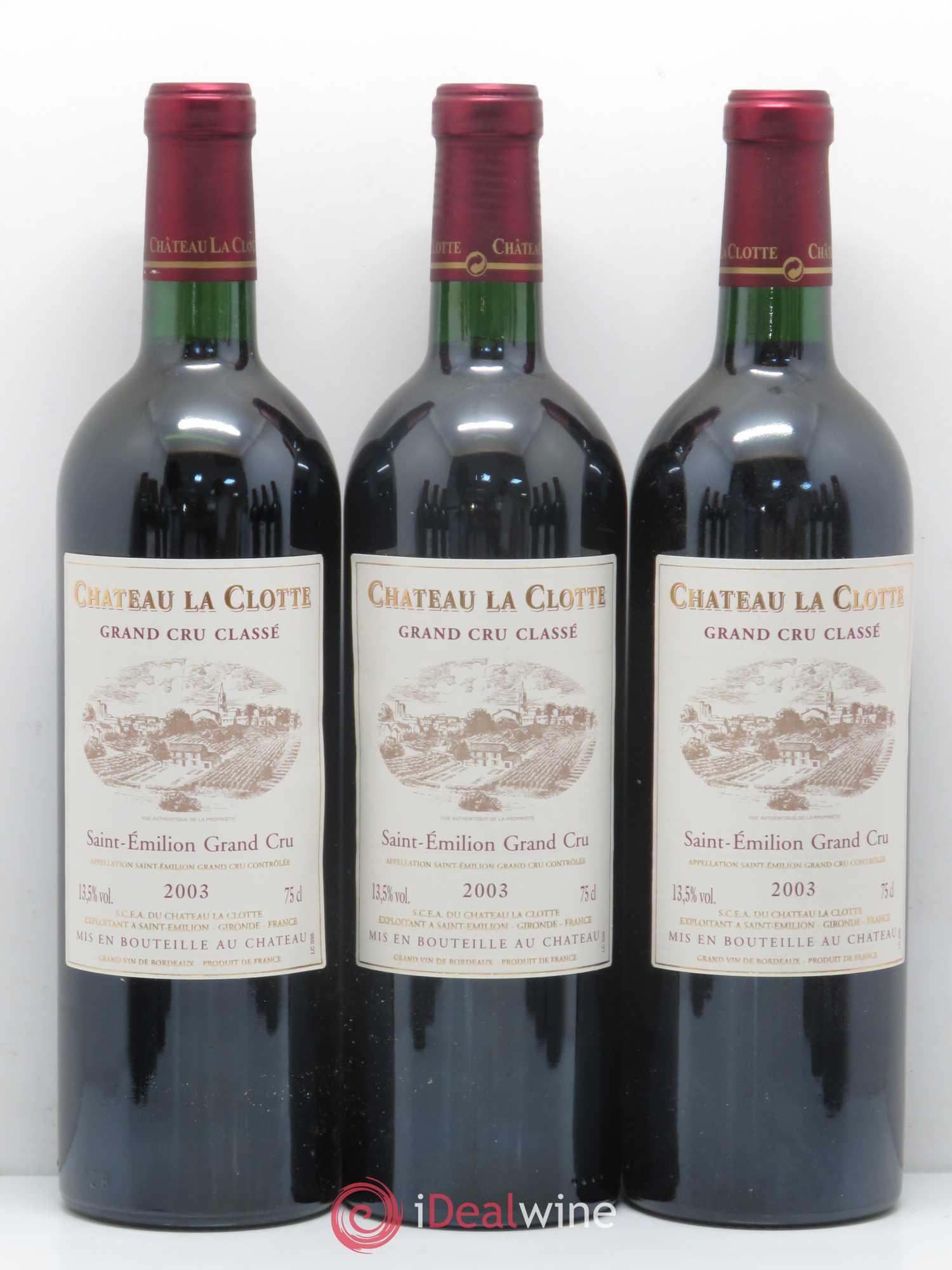 Château la Clotte 2003 - Lot de 12 bouteilles - 2