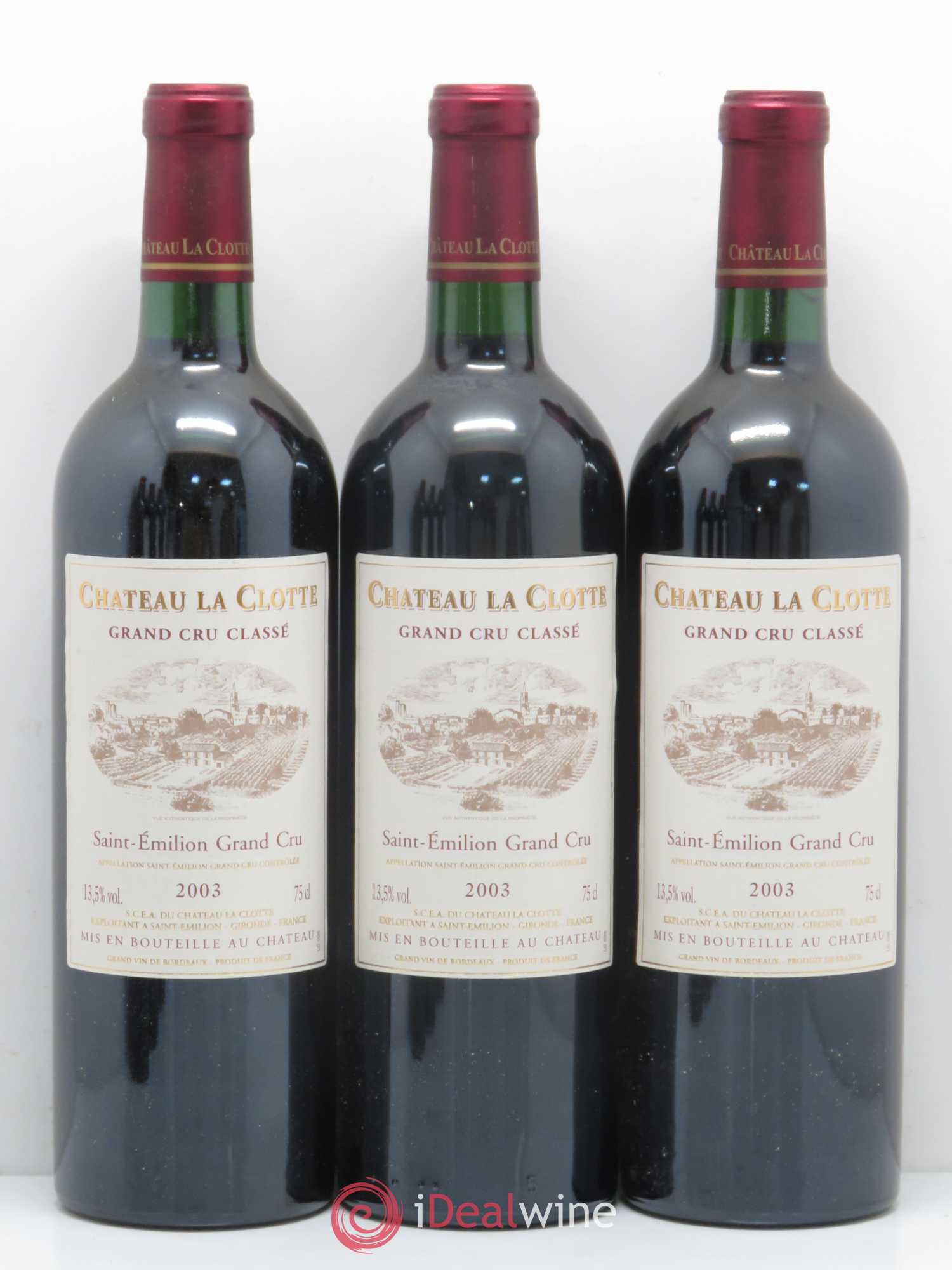 Château la Clotte 2003 - Lot de 12 bouteilles - 3