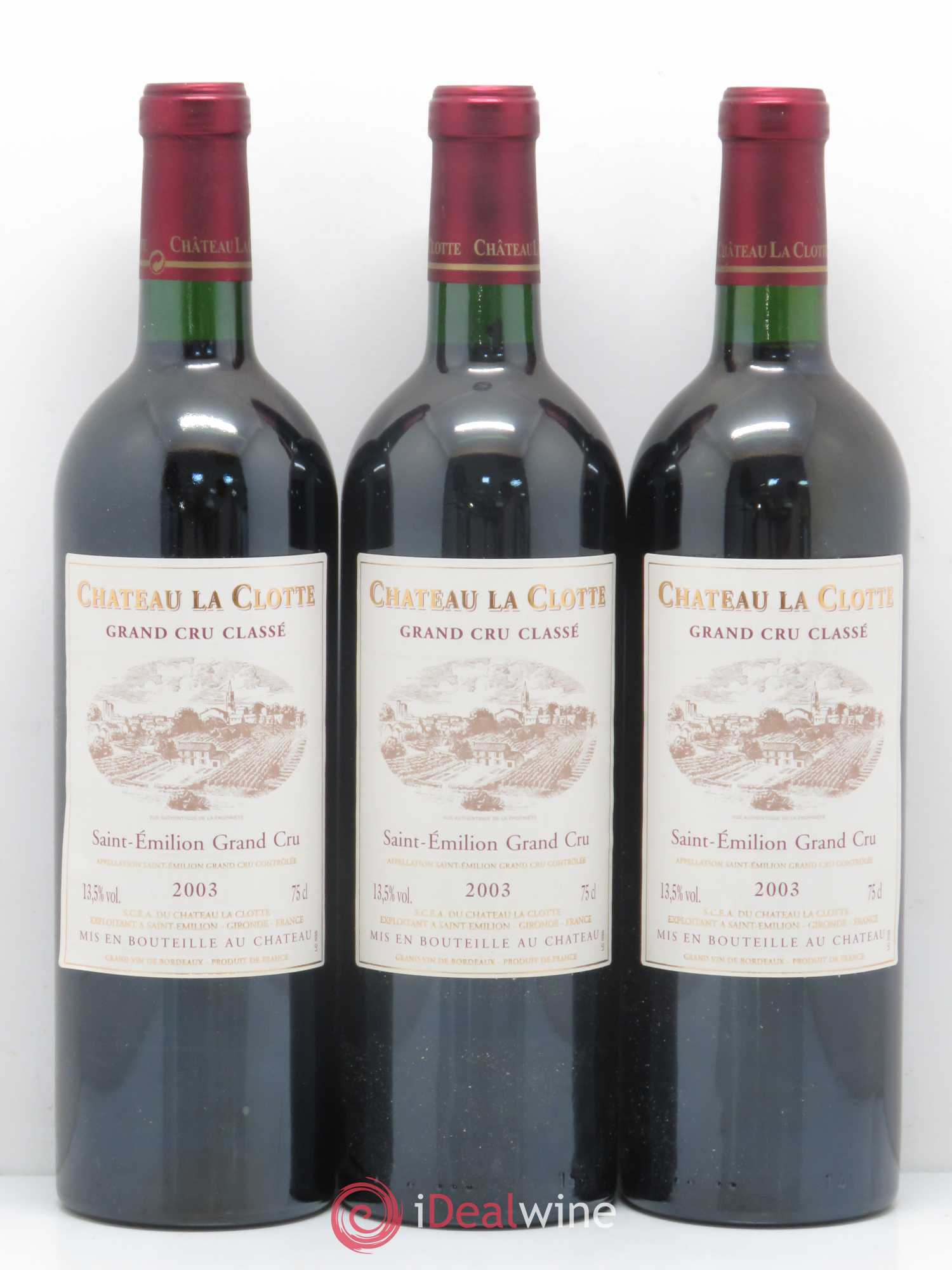 Château la Clotte 2003 - Lot de 12 bouteilles - 4