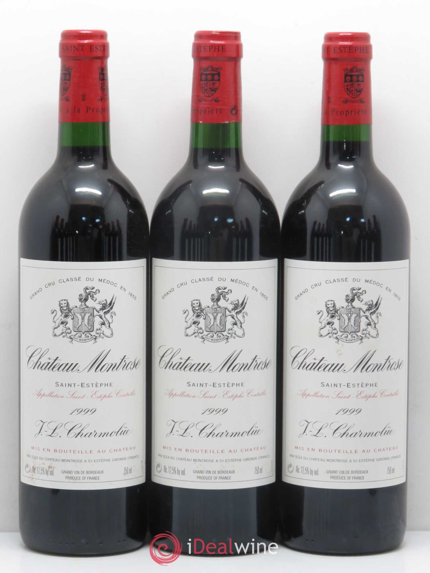 Château Montrose 2ème Grand Cru Classé 1999 - Lot de 12 bouteilles - 1