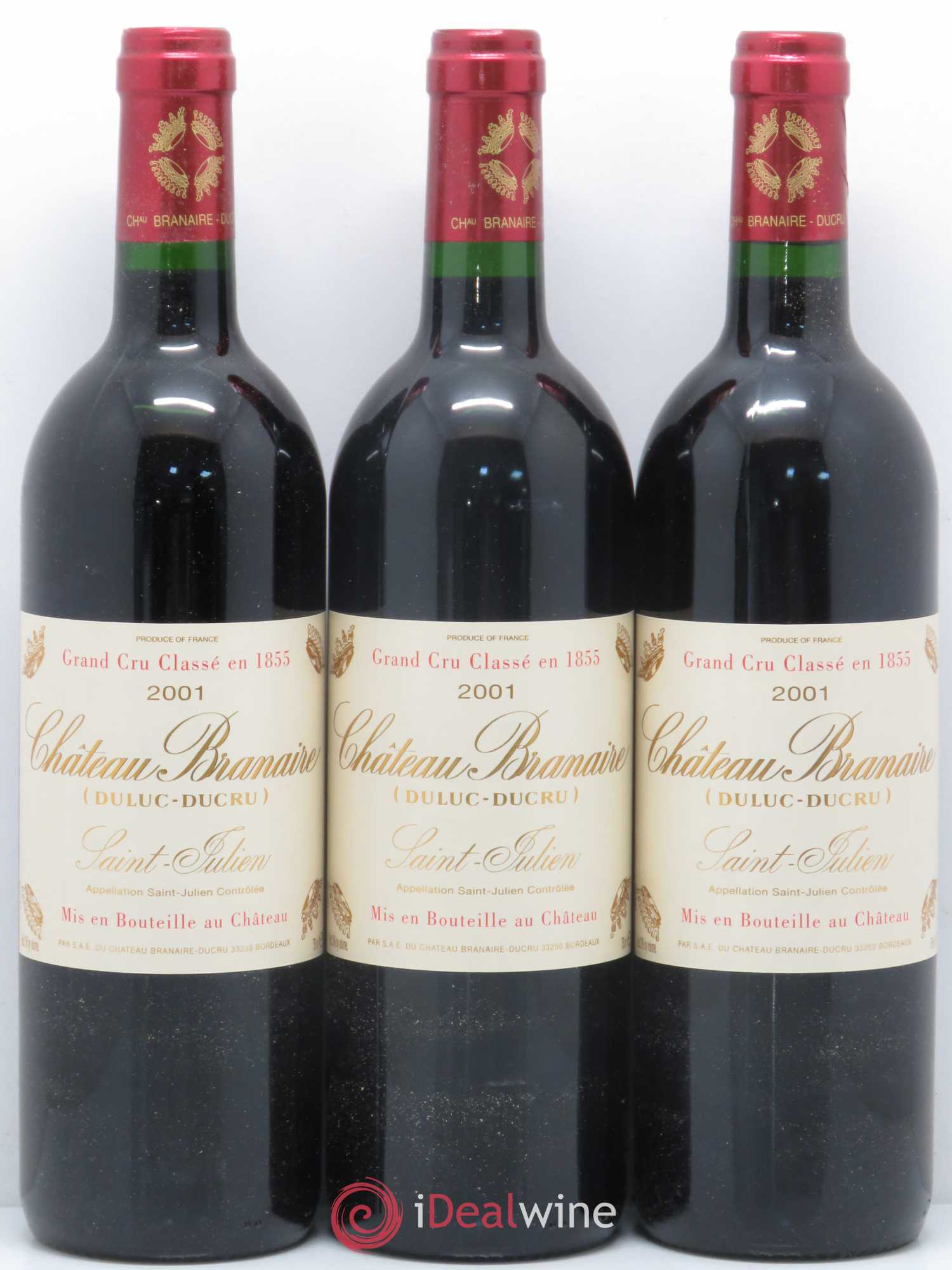 Château Branaire Ducru 4ème Grand Cru Classé 2001 - Lot de 12 bouteilles - 4