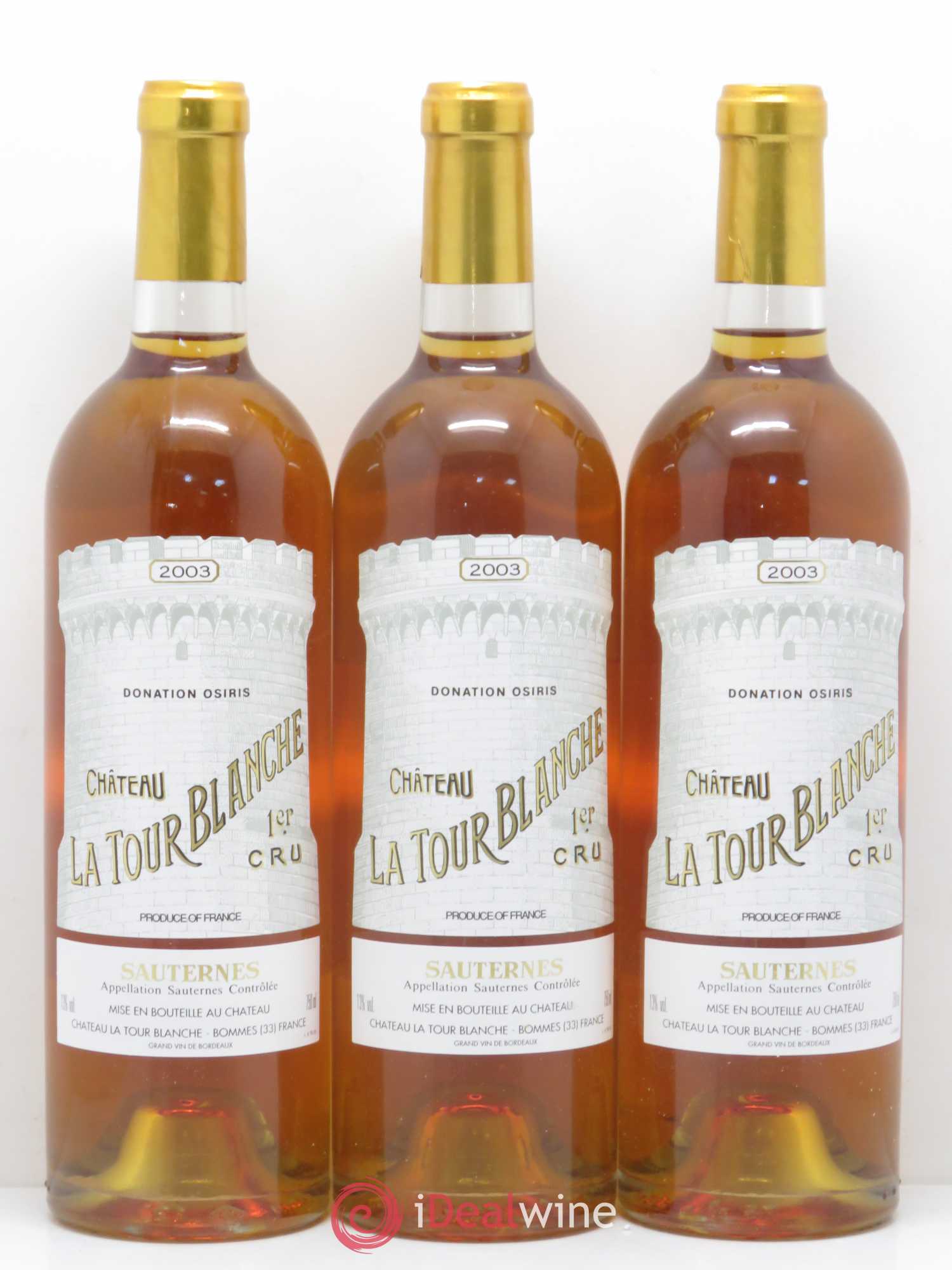 Château la Tour Blanche 1er Grand Cru Classé 2003 - Lotto di 12 bottiglie - 4