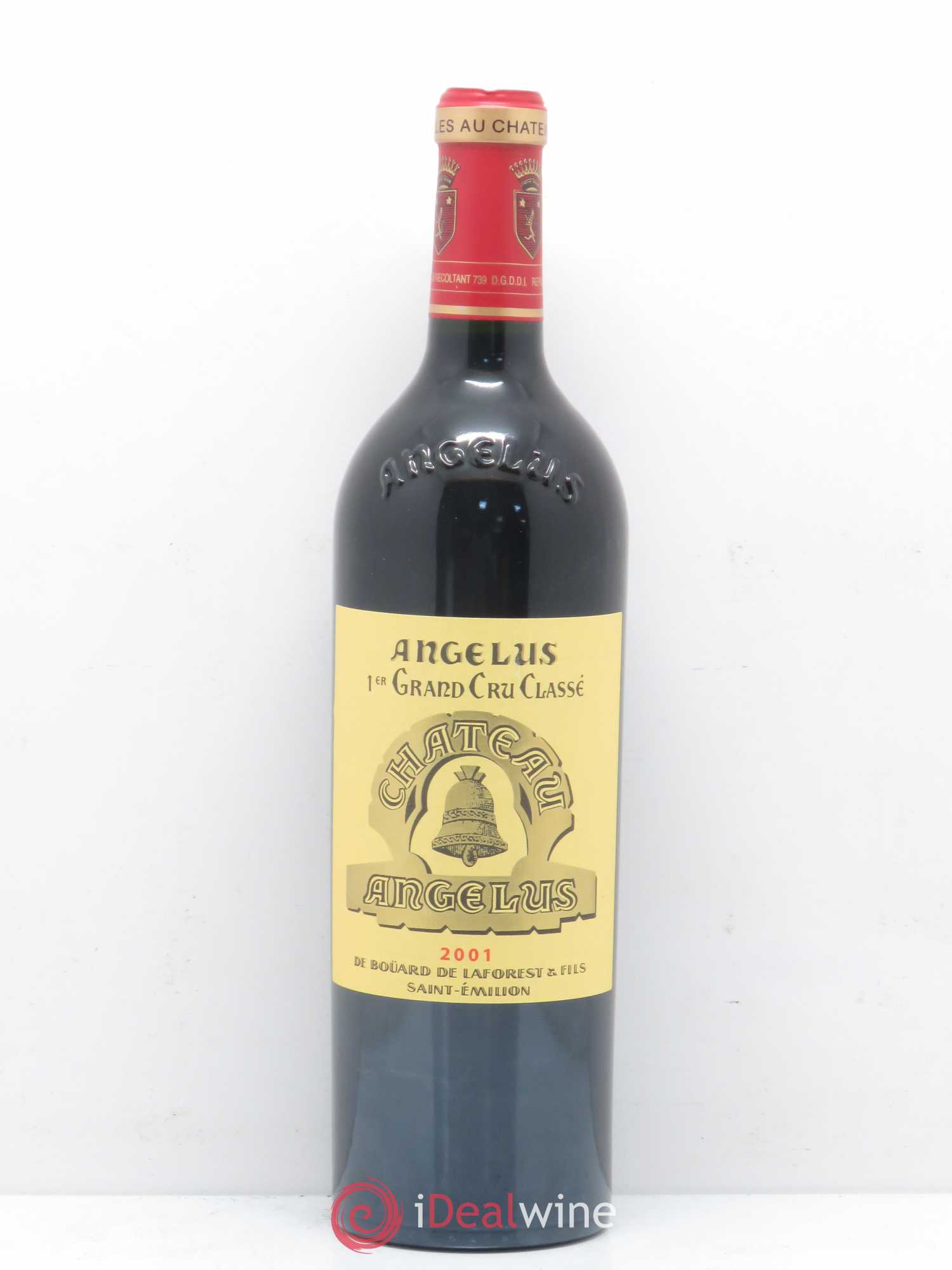Château Angélus 1er Grand Cru Classé A 2001 - Lot de 1 bouteille - 0