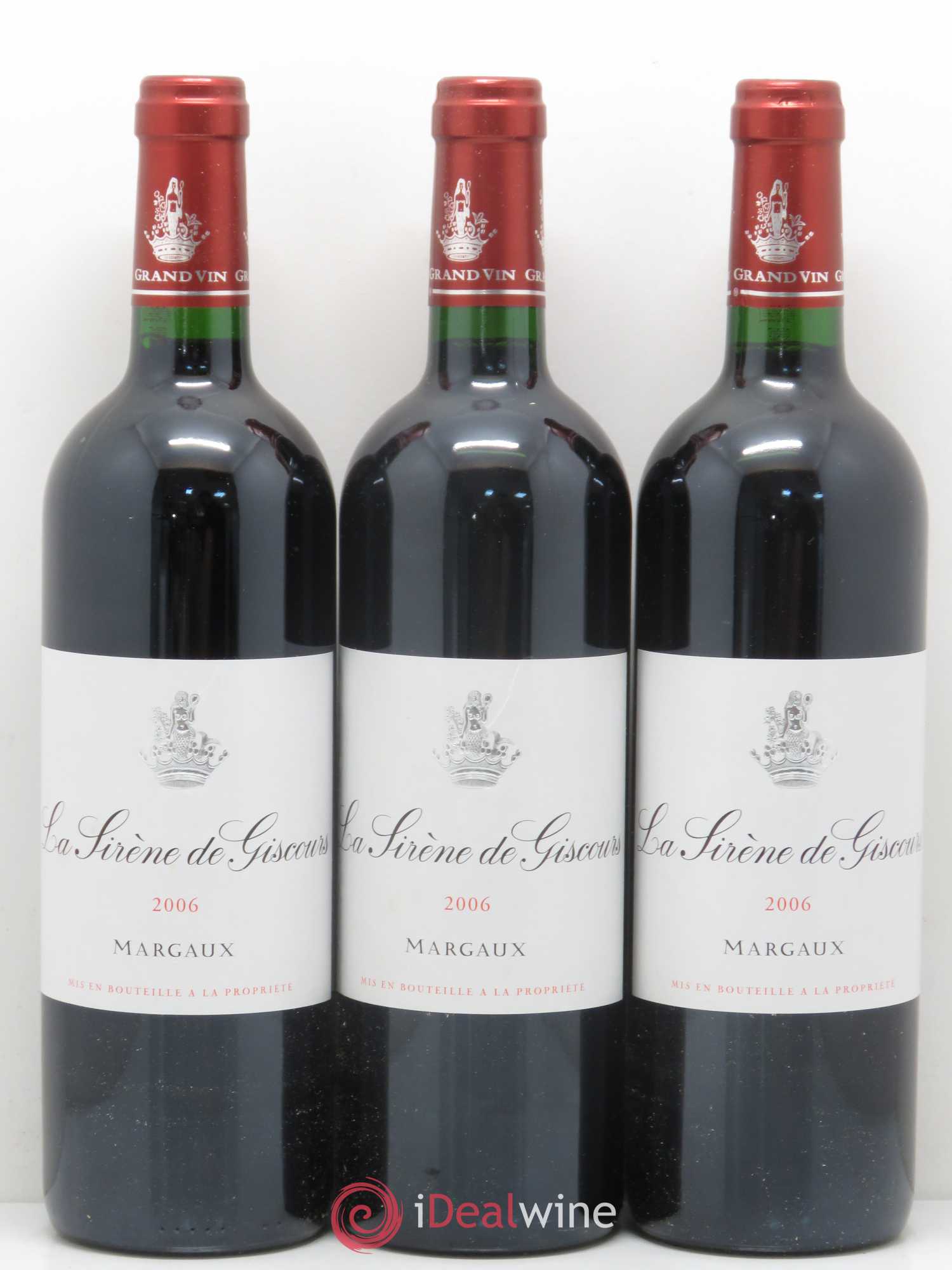 La Sirène de Giscours 2006 - Lot de 3 bouteilles - 0