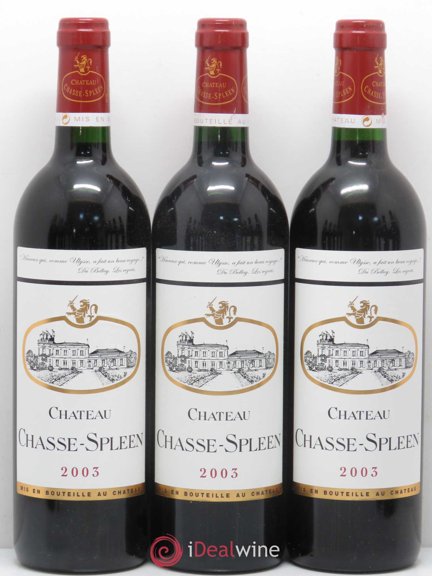 Château Chasse Spleen 2003 - Lot de 12 bouteilles - 1