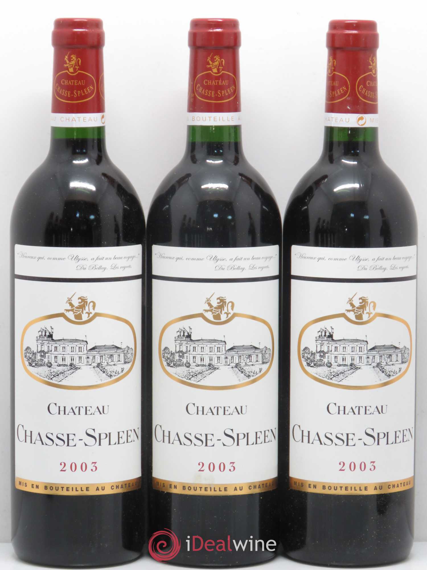 Château Chasse Spleen 2003 - Lot de 12 bouteilles - 2