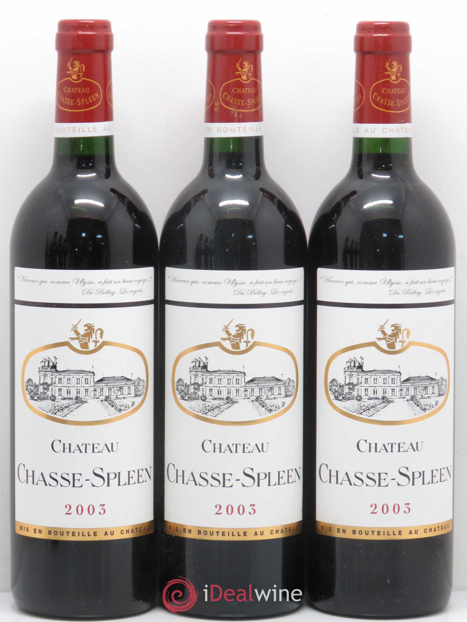 Château Chasse Spleen 2003 - Lot de 12 bouteilles - 3