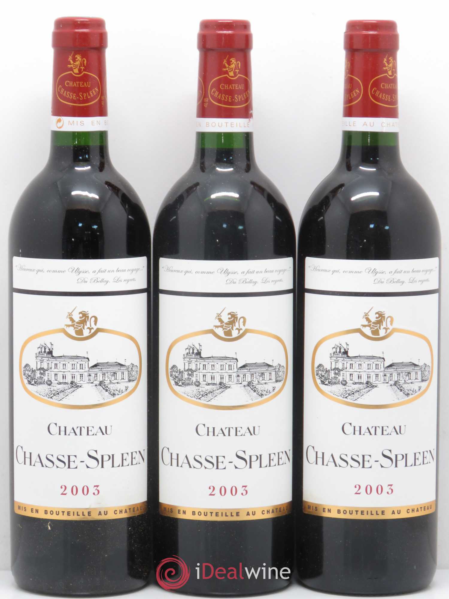 Château Chasse Spleen 2003 - Lot de 12 bouteilles - 4