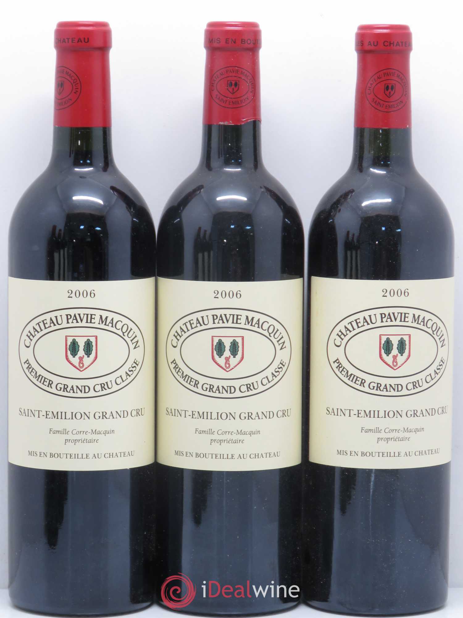 Château Pavie Macquin 1er Grand Cru Classé B 2006 - Lot de 6 bouteilles - 1