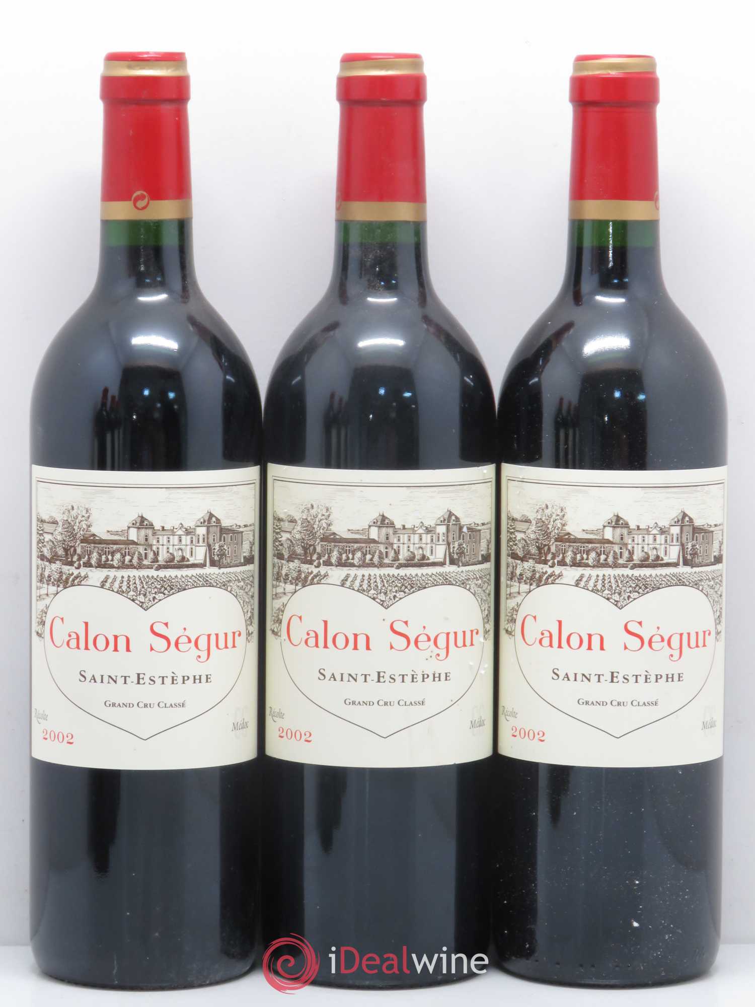 Château Calon Ségur 3ème Grand Cru Classé 2002 - Lot de 6 bouteilles - 1