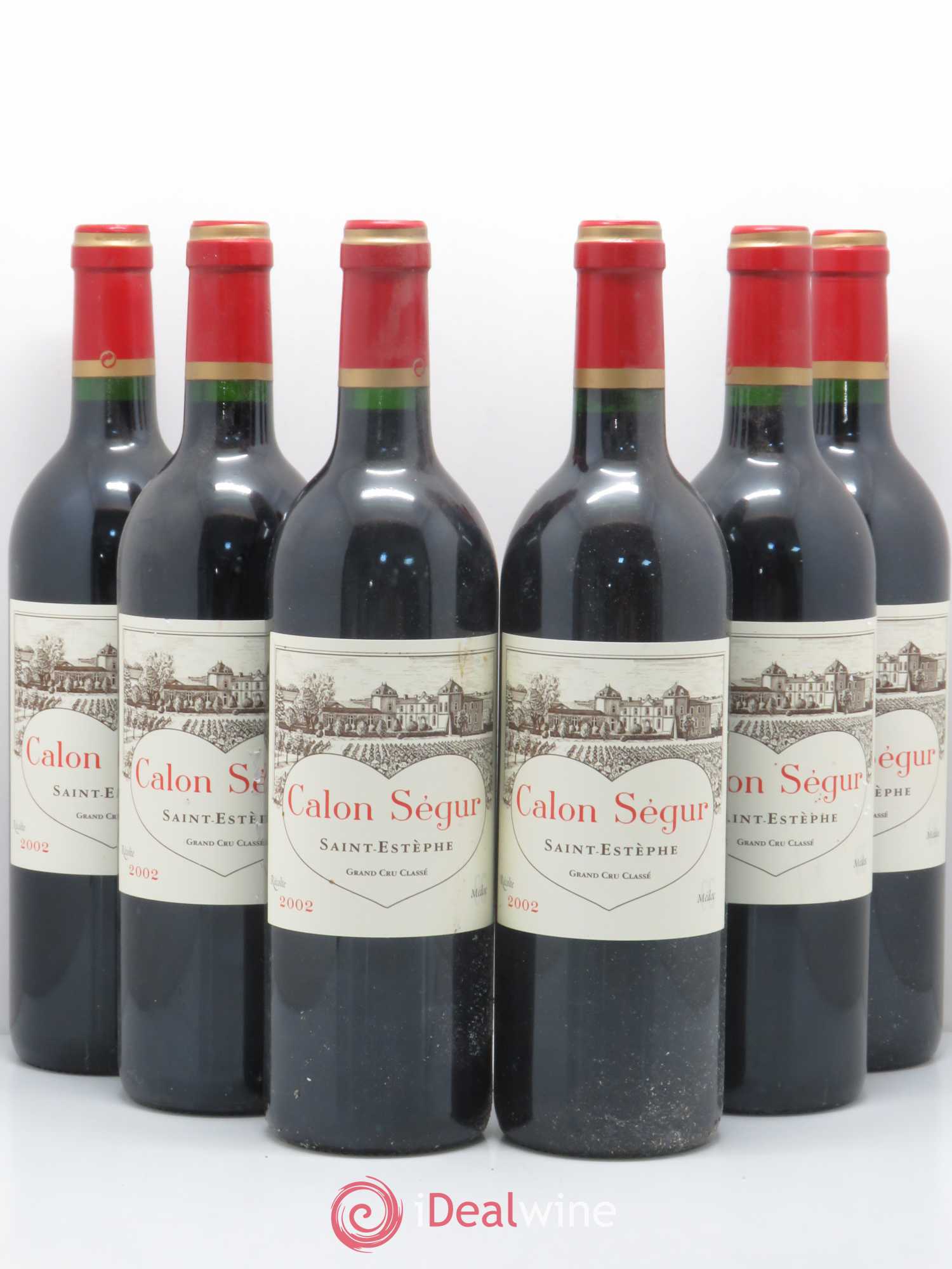 Château Calon Ségur 3ème Grand Cru Classé 2002 - Lot de 6 bouteilles - 0