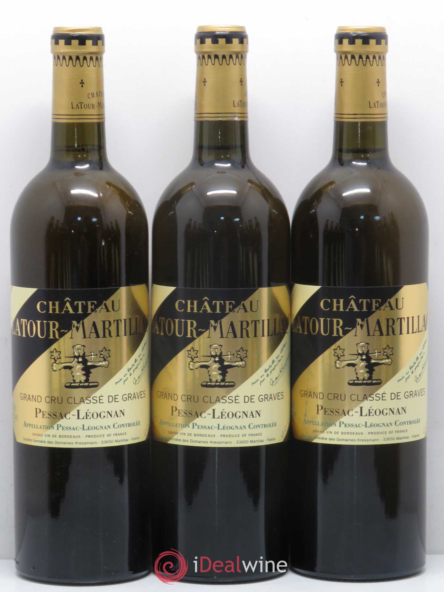 Château Latour-Martillac Cru Classé de Graves 2003 - Lot de 12 bouteilles - 1