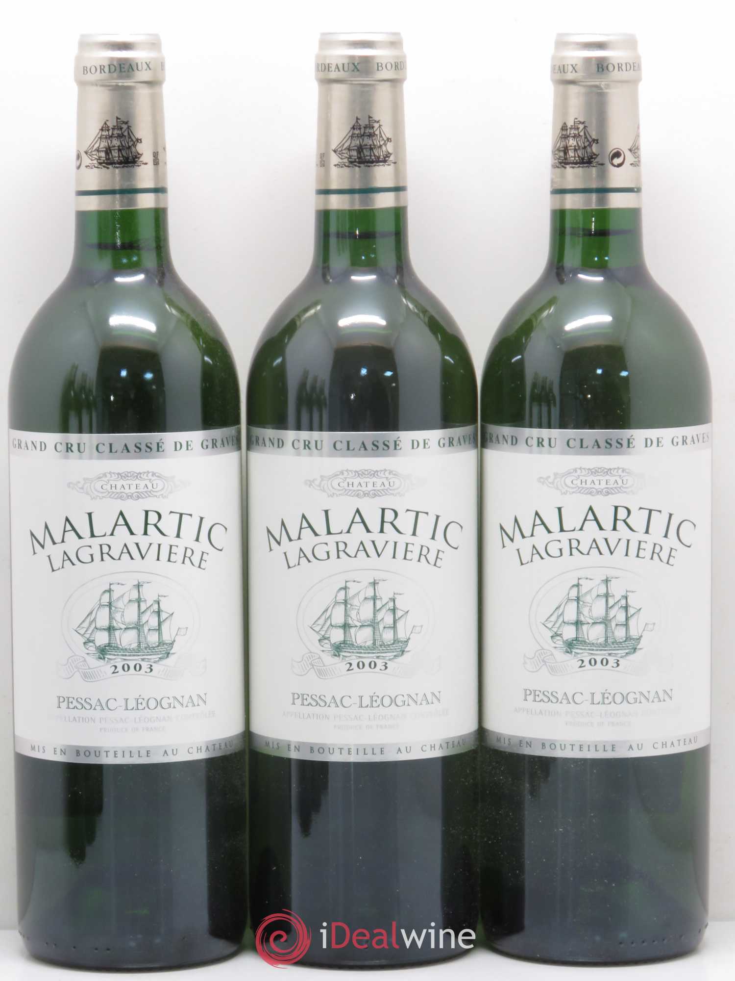 Château Malartic-Lagravière Cru Classé de Graves 2003 - Lot de 12 bouteilles - 3