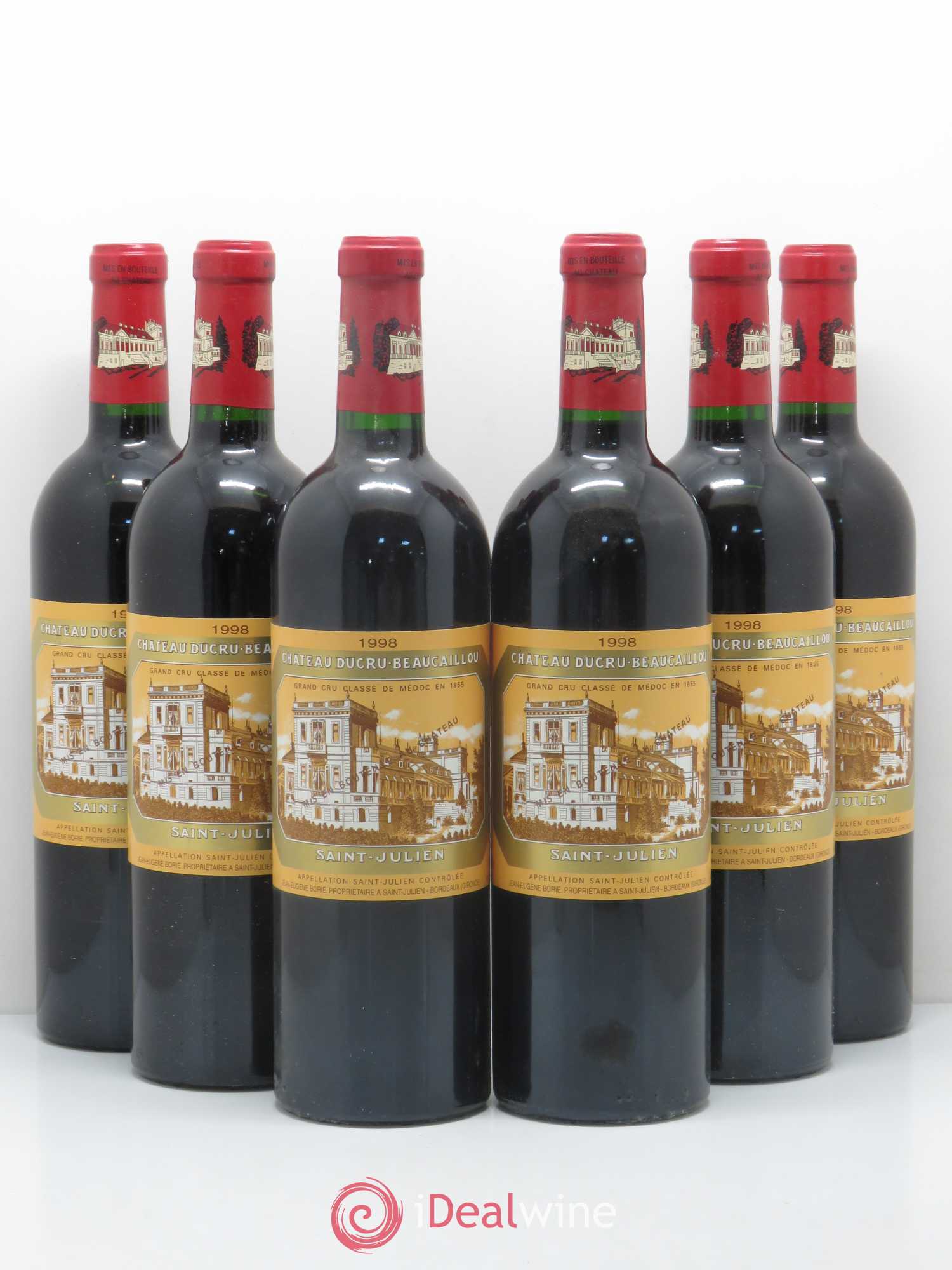 Château Ducru Beaucaillou 2ème Grand Cru Classé 1998 - Lot de 6 bouteilles - 0
