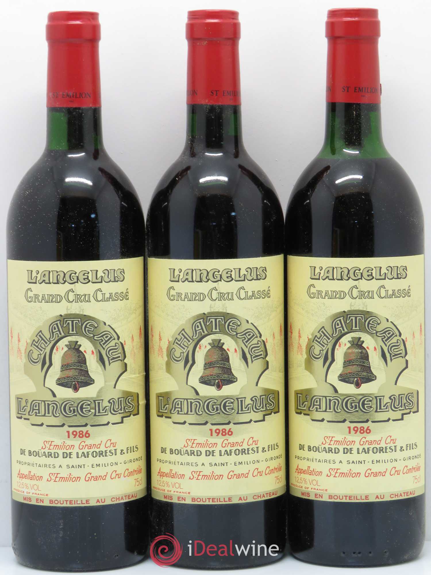 Château Angélus 1er Grand Cru Classé A 1986 - Lot de 6 bouteilles - 2