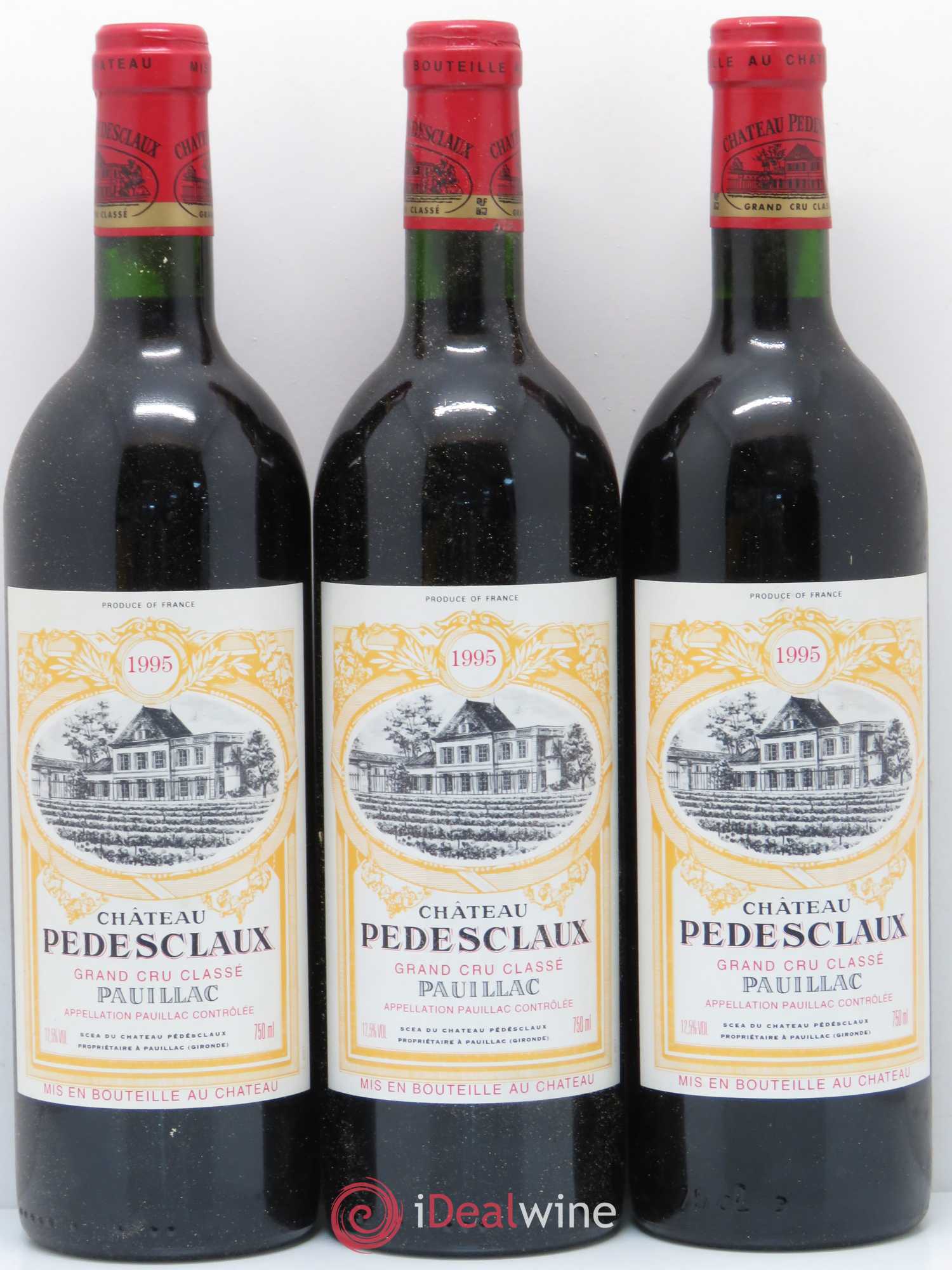 Château Pedesclaux 5ème Grand Cru Classé 1995 - Lot de 6 bouteilles - 1