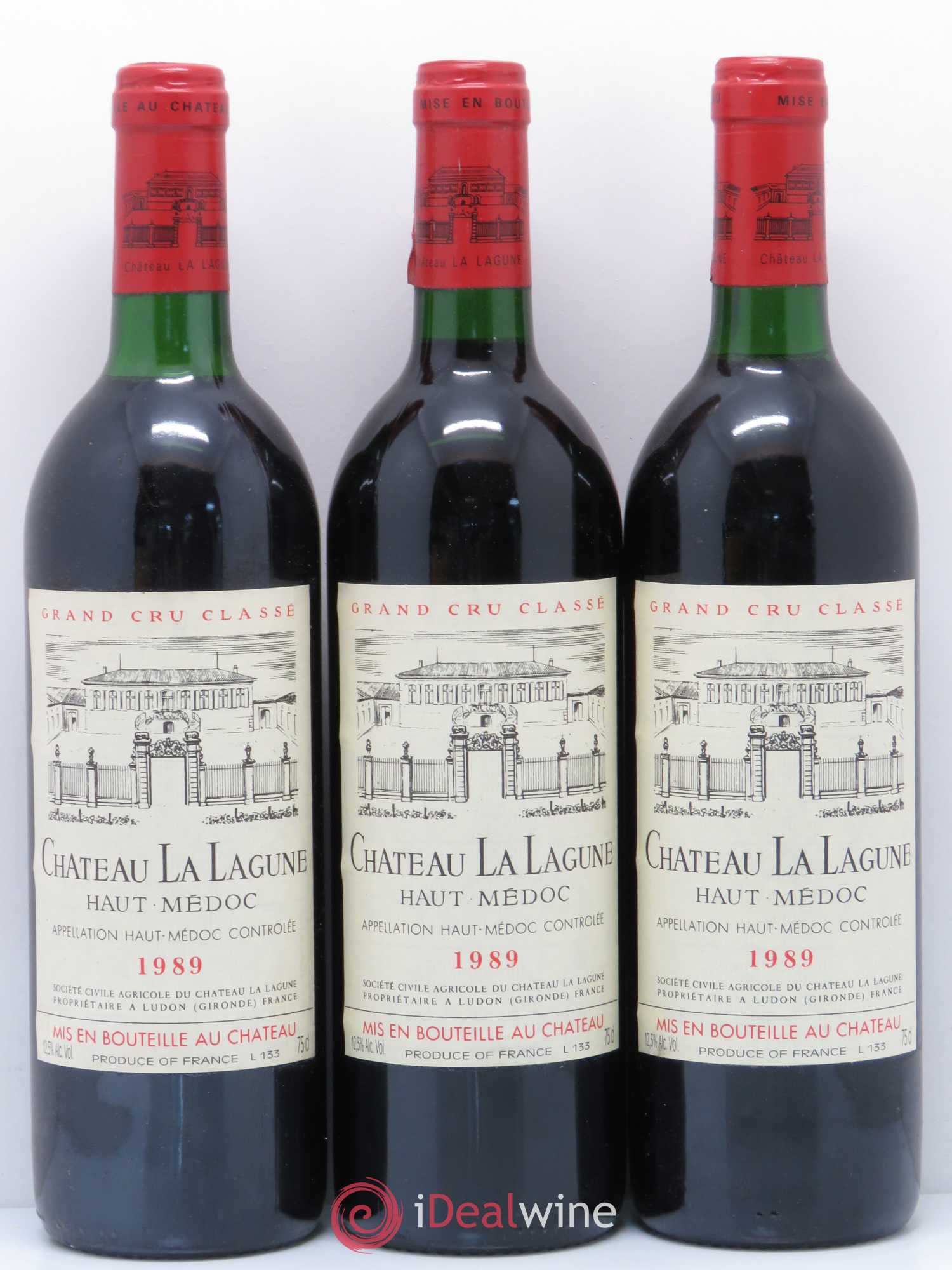 Château la Lagune 3ème Grand Cru Classé 1989 - Lot de 12 bouteilles - 2